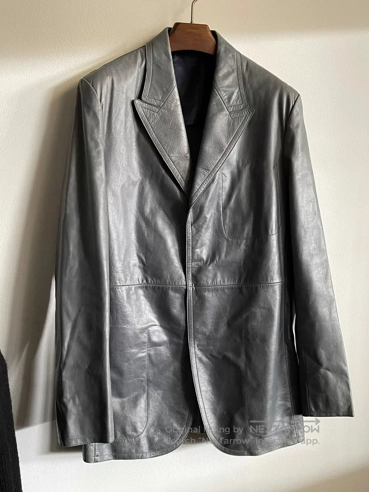 Jean Paul Gaultier Jean Paul Gaultier Leather Blazer. Size US M / EU 48-50 / 2 - 3 Thumbnail