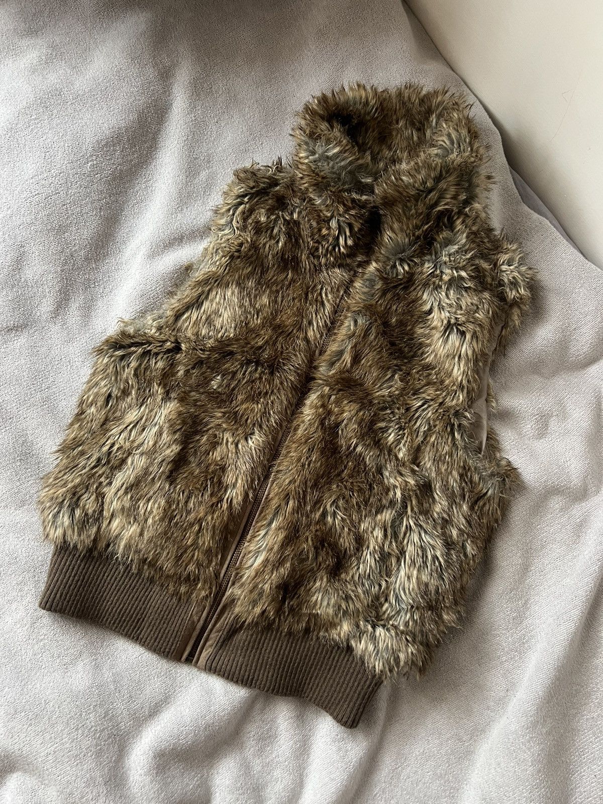 If Six Was Nine × Le Grande Bleu (L.G.B.) × Vintage Vintage if six was nine style faux fur vest archive punk y2k Size US S / EU 44-46 / 1 - 3 Thumbnail