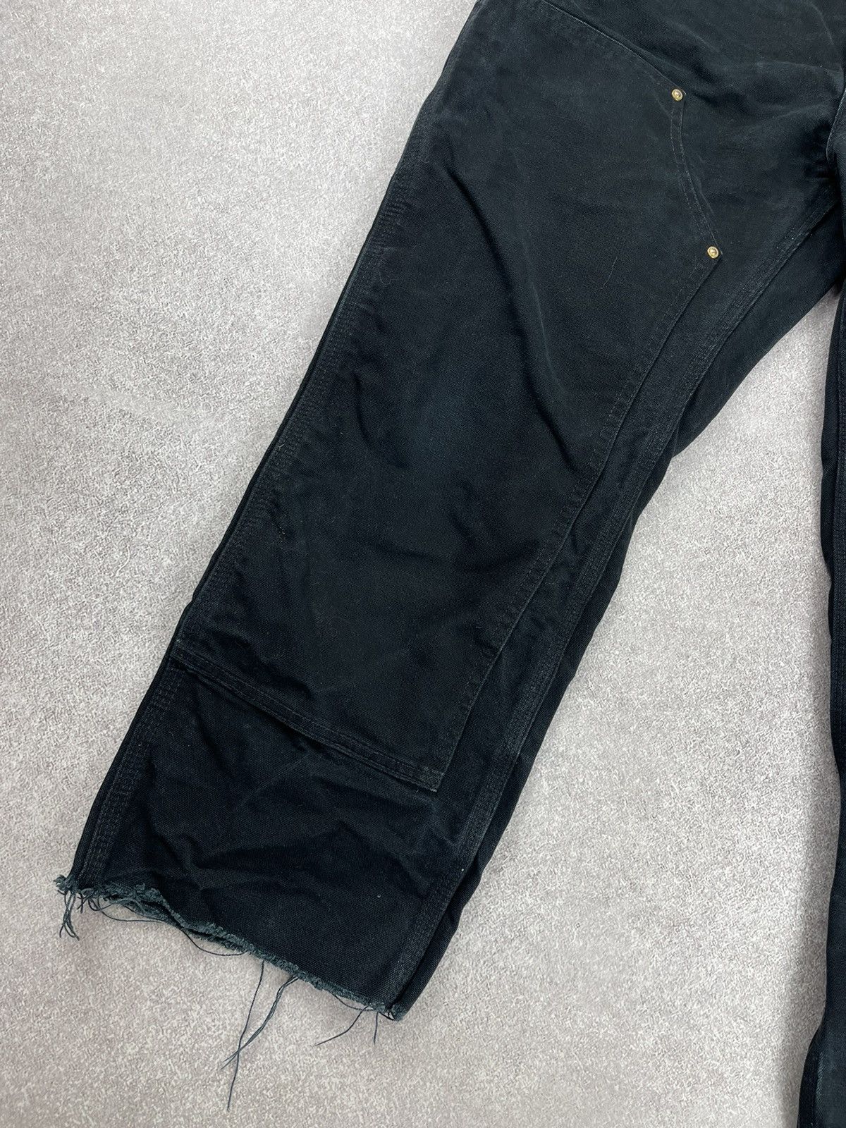 Carhartt × Vintage Vintage Carhartt B01 BLK Double Knee Distressed Pants Size US 32 / EU 48 - 6 Thumbnail