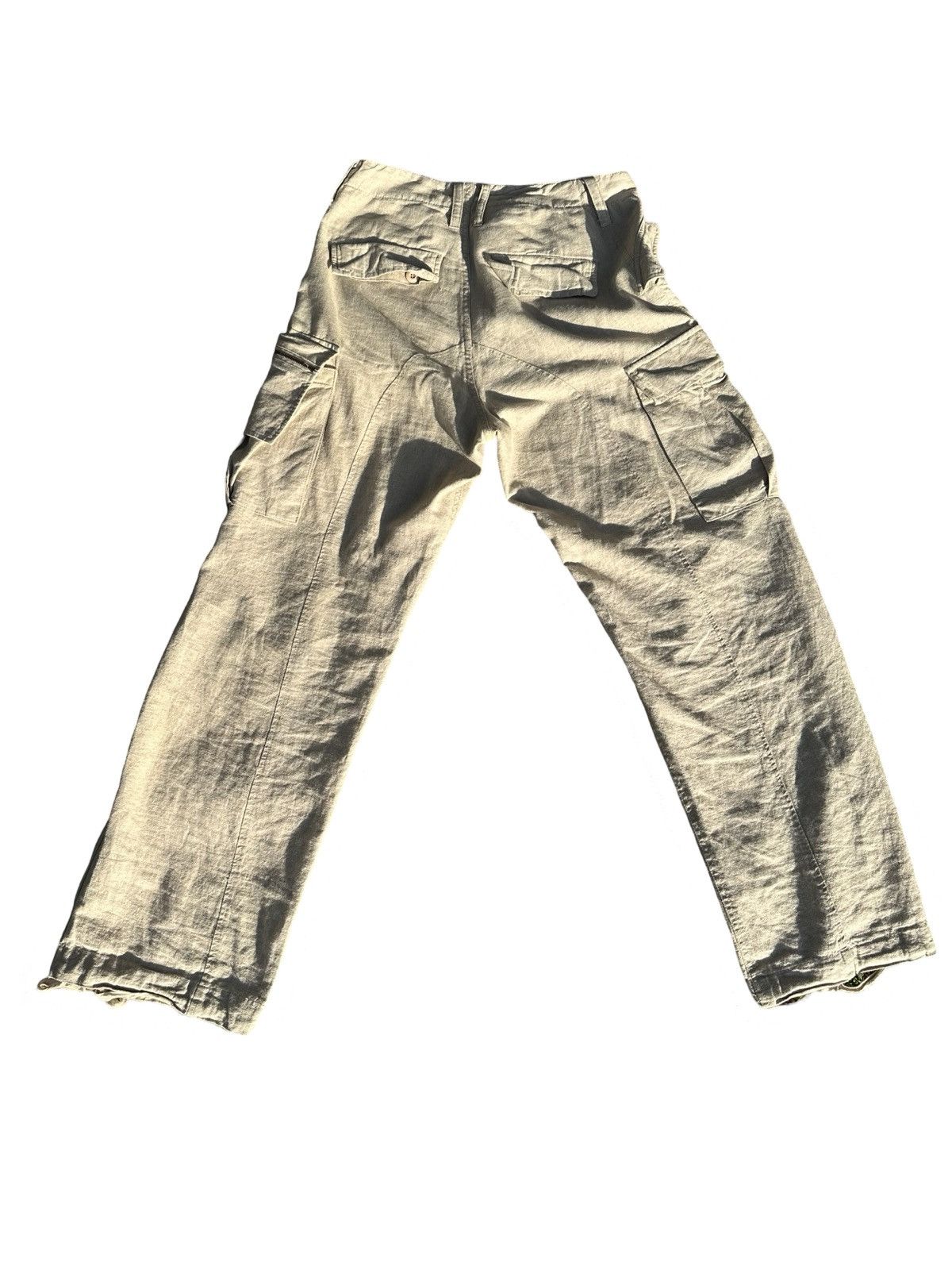Japanese Brand RARE GOA Hemp Cargo Parachute Zipper Pants Size US 32 / EU 48 - 8 Thumbnail