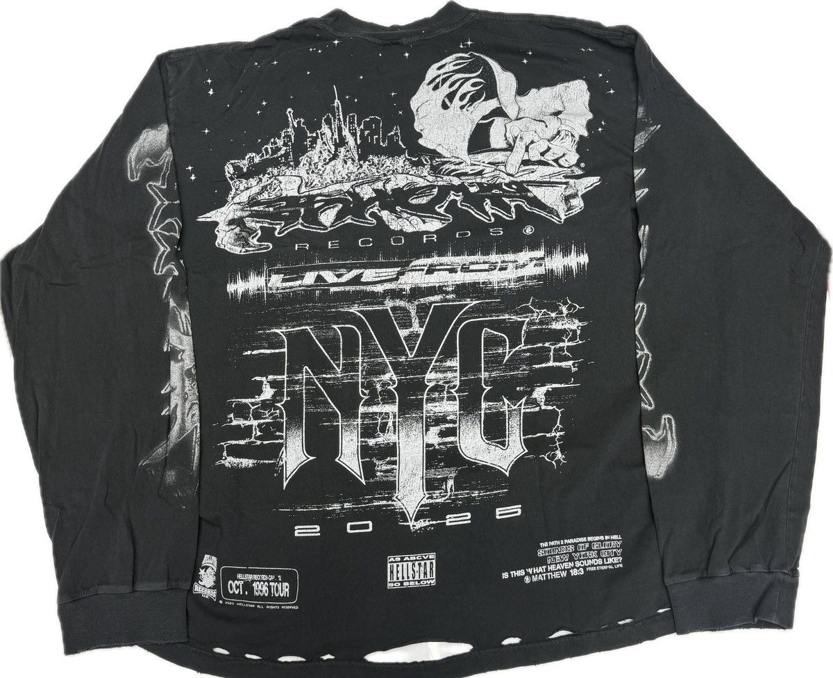 HELLSTAR Hellstar Liberty Long Sleeve T-shirt Size US XXL / EU 58 / 5 - 4 Thumbnail