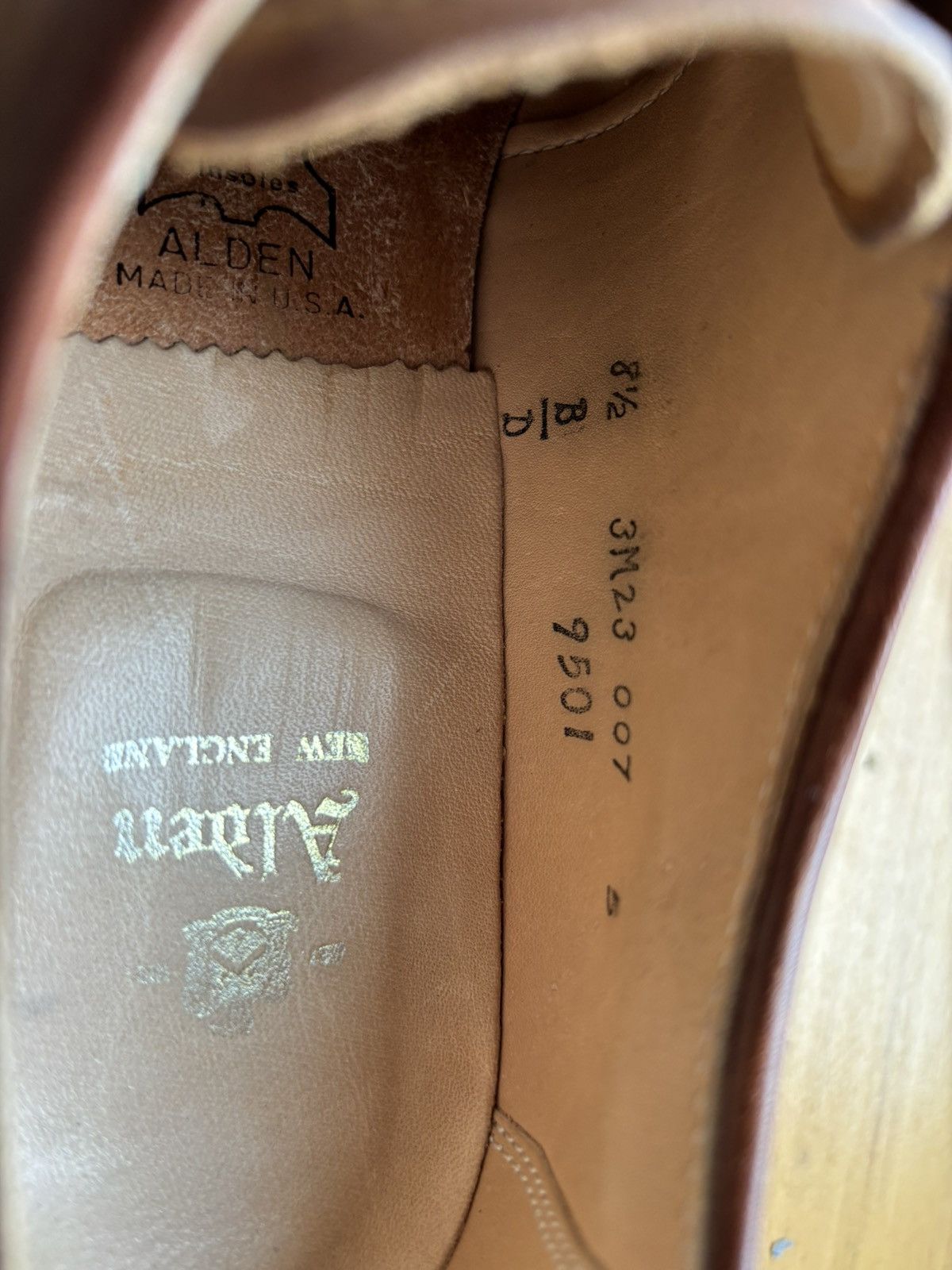 Alden Alden natural chromexcel plain toe blucher Size US 8.5 / EU 41-42 - 5 Thumbnail