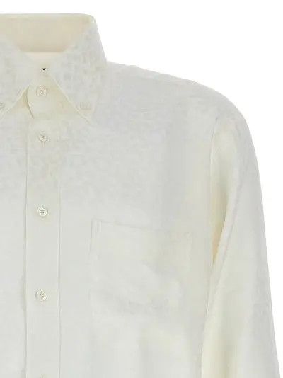 Tom Ford o1loc1c0724 HRO001 Silk Shirt in White Size US L / EU 52-54 / 3 - 3 Thumbnail