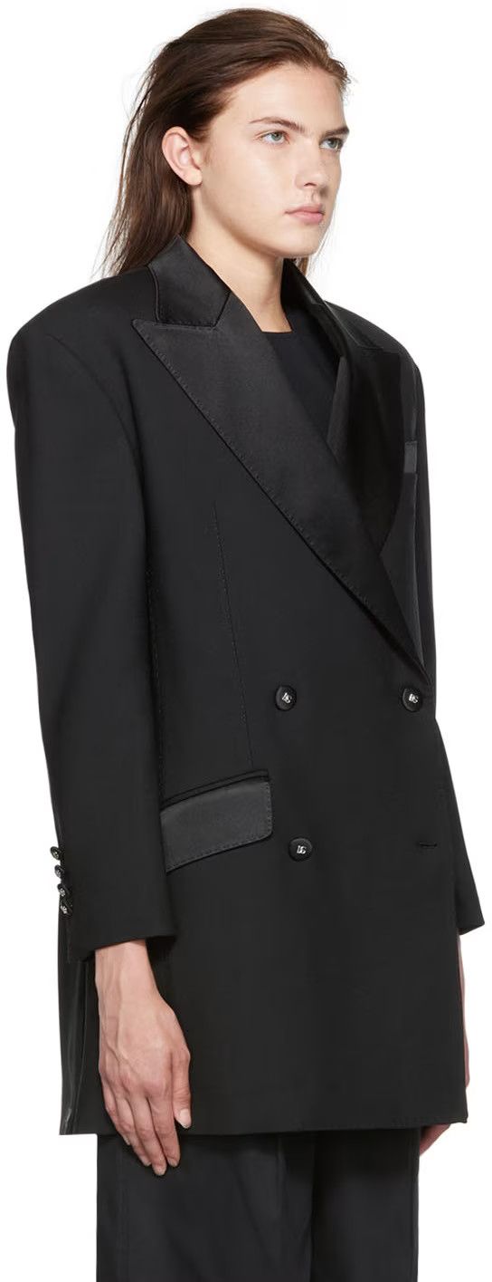 Dolce & Gabbana o1y0825 Blazer in Black Size S / US 4 / IT 40 - 2 Thumbnail