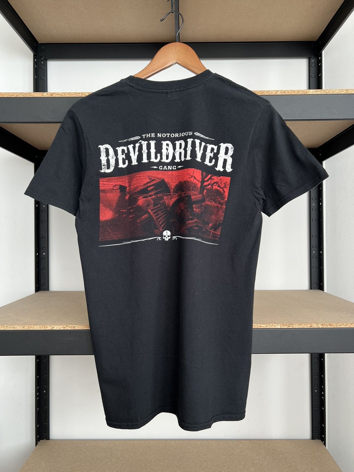 Band Tees Vintage 2010s DevilDriver Outlaws til the End Metal Band Size US M / EU 48-50 / 2 - 2 Thumbnail