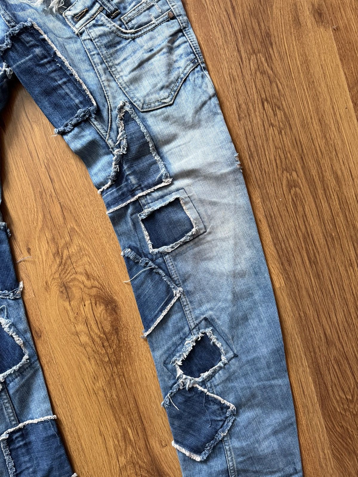 Japanese Brand LGB Style Reworked Denim Size US 31 - 5 Thumbnail