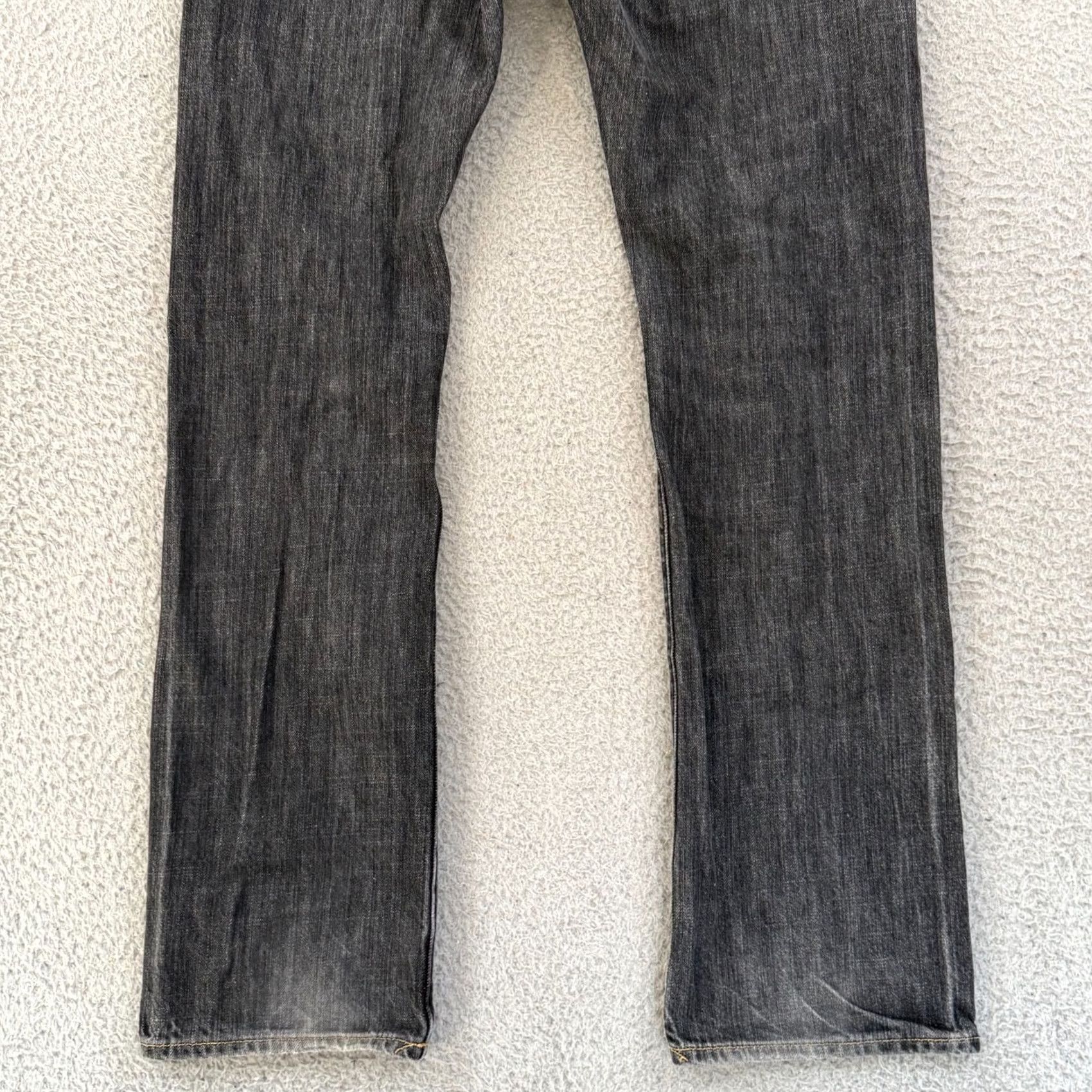 Gap Gap 1969 Jeans Mens 30x32 Black Straight Size US 30 / EU 46 - 4 Thumbnail