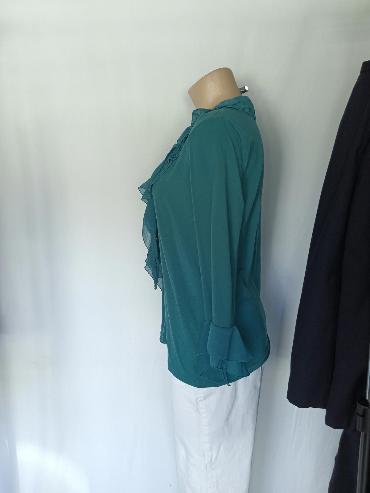 Jones New York Elegant Ruffled Blouse by Jones New York - Size L Size L / US 10 / IT 46 - 2 Thumbnail