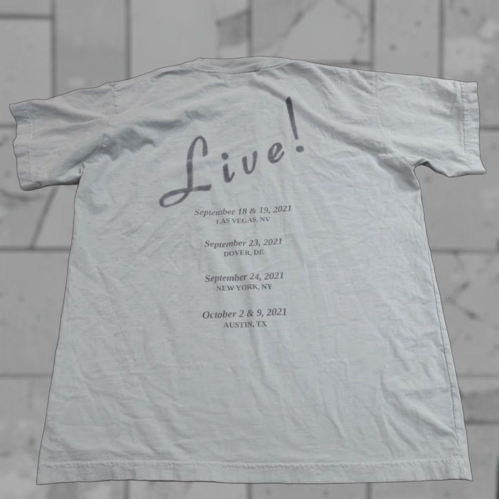 Doublet Billie Eilish Shirt Small Gray Double 2021 Tour Live Official Shirt Men Regular Short Sleeve Crew Neck Cotton Graphic Print T-Shirt Size US S / EU 44-46 / 1 - 1 Thumbnail