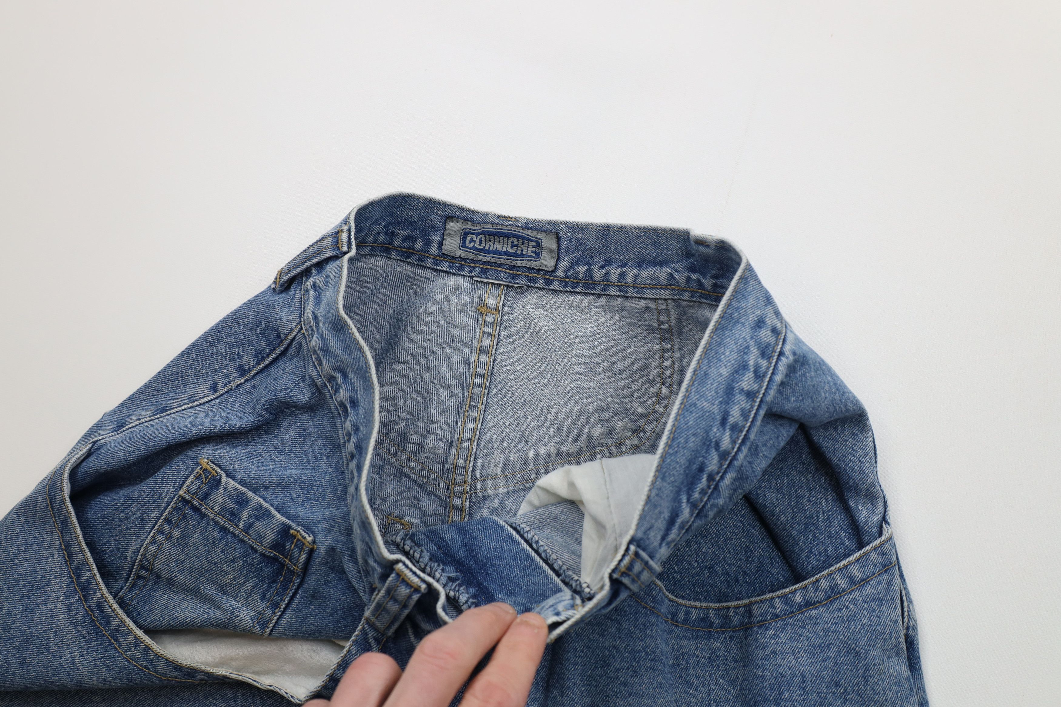 Vintage Vintage 90s Y2K Streetwear Pocket Wide Leg Jeans Skateboard Size US 30 / EU 46 - 9 Thumbnail