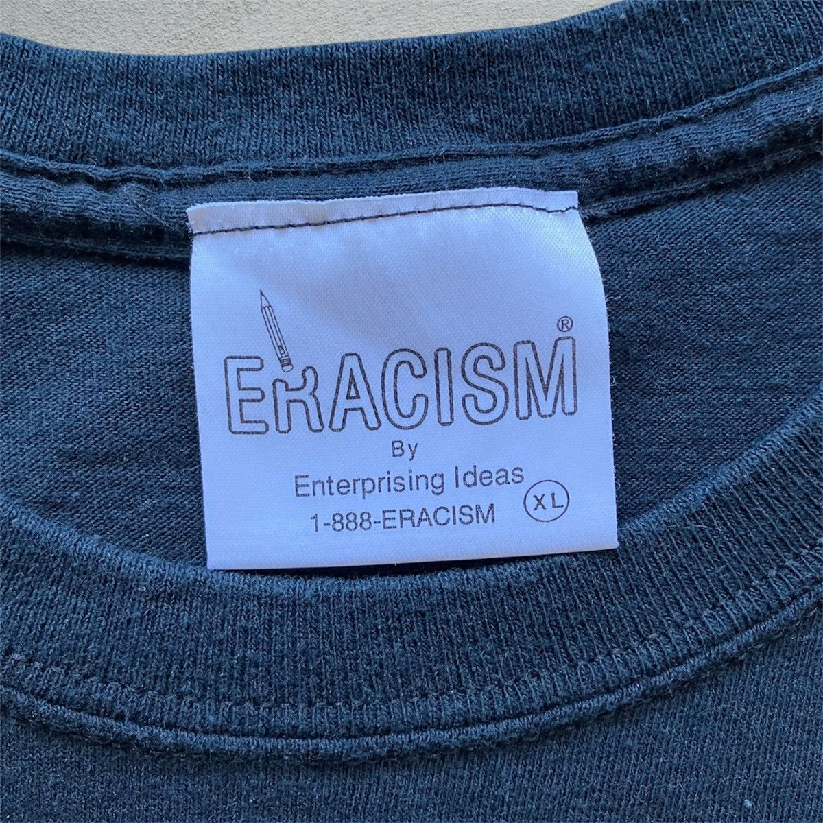 Other Vintage 1993 Eracism Tee Shirt 90s VTG erase racism XL Art Size US XL / EU 56 / 4 - 6 Thumbnail