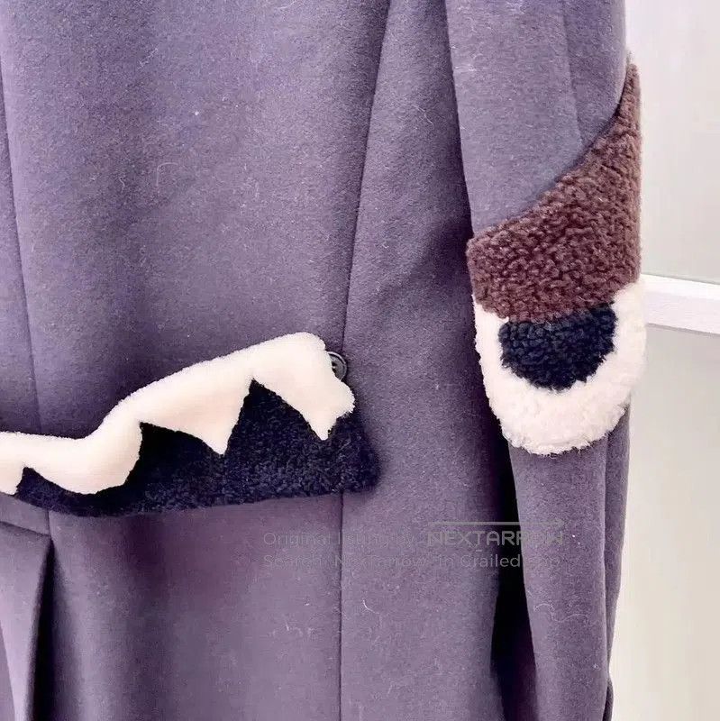 Fendi Fendi Dark Blue Women's Coat L Size . Size L / US 10 / IT 46 - 6 Thumbnail
