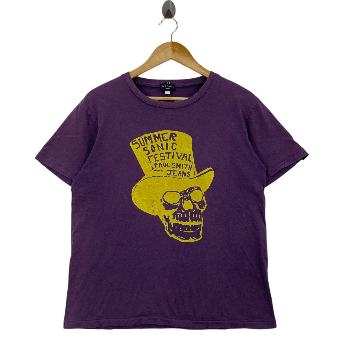 Paul Smith Vintage 90s Paul Smith x Summer Sonic Staff Tee Shirt Size US L / EU 52-54 / 3 - 2 Thumbnail