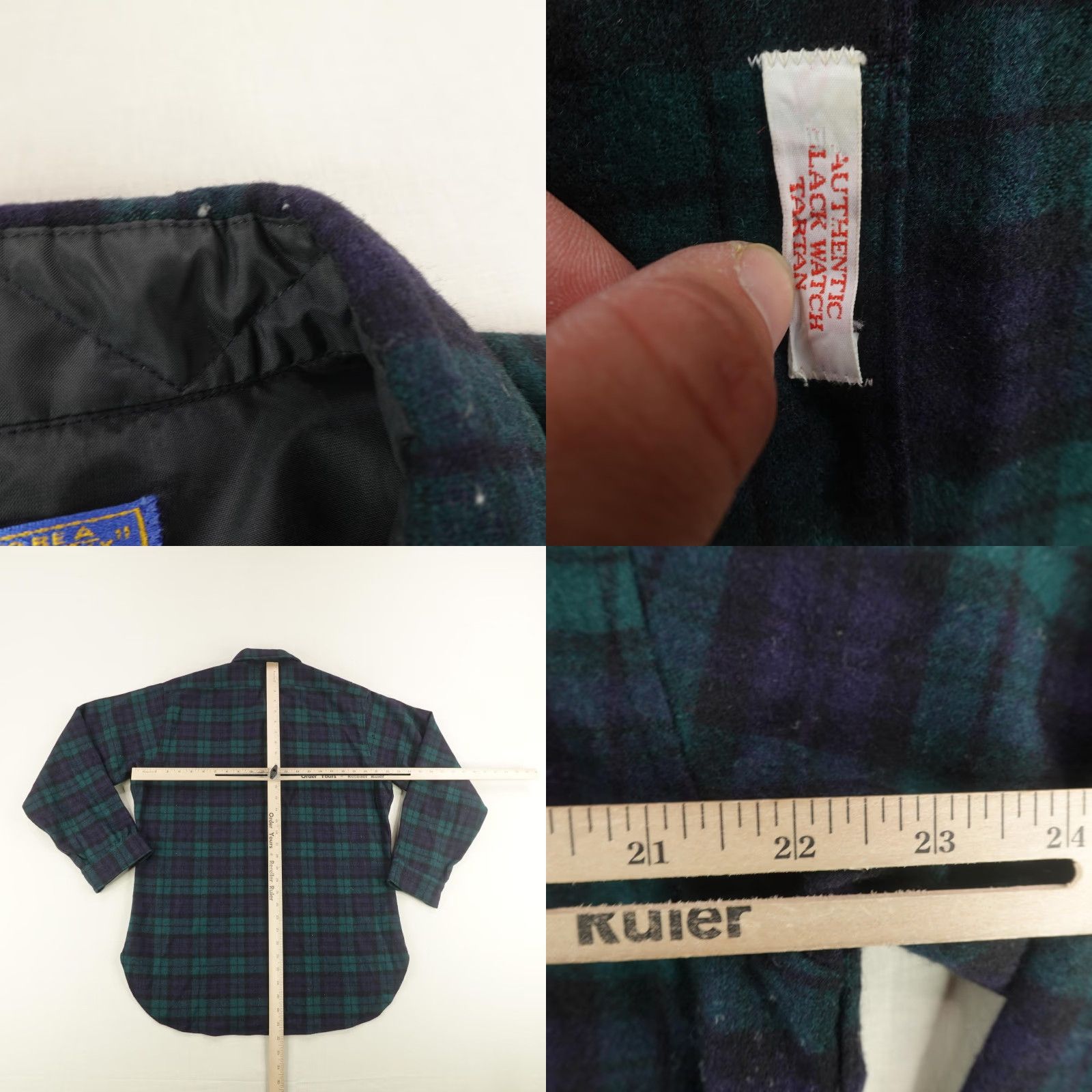Pendleton VINTAGE Pendleton Lodge Shirt Men Large Flannel Wool Plaid Black Watch Tartan 90s Outdoor Size US L / EU 52-54 / 3 - 8 Thumbnail