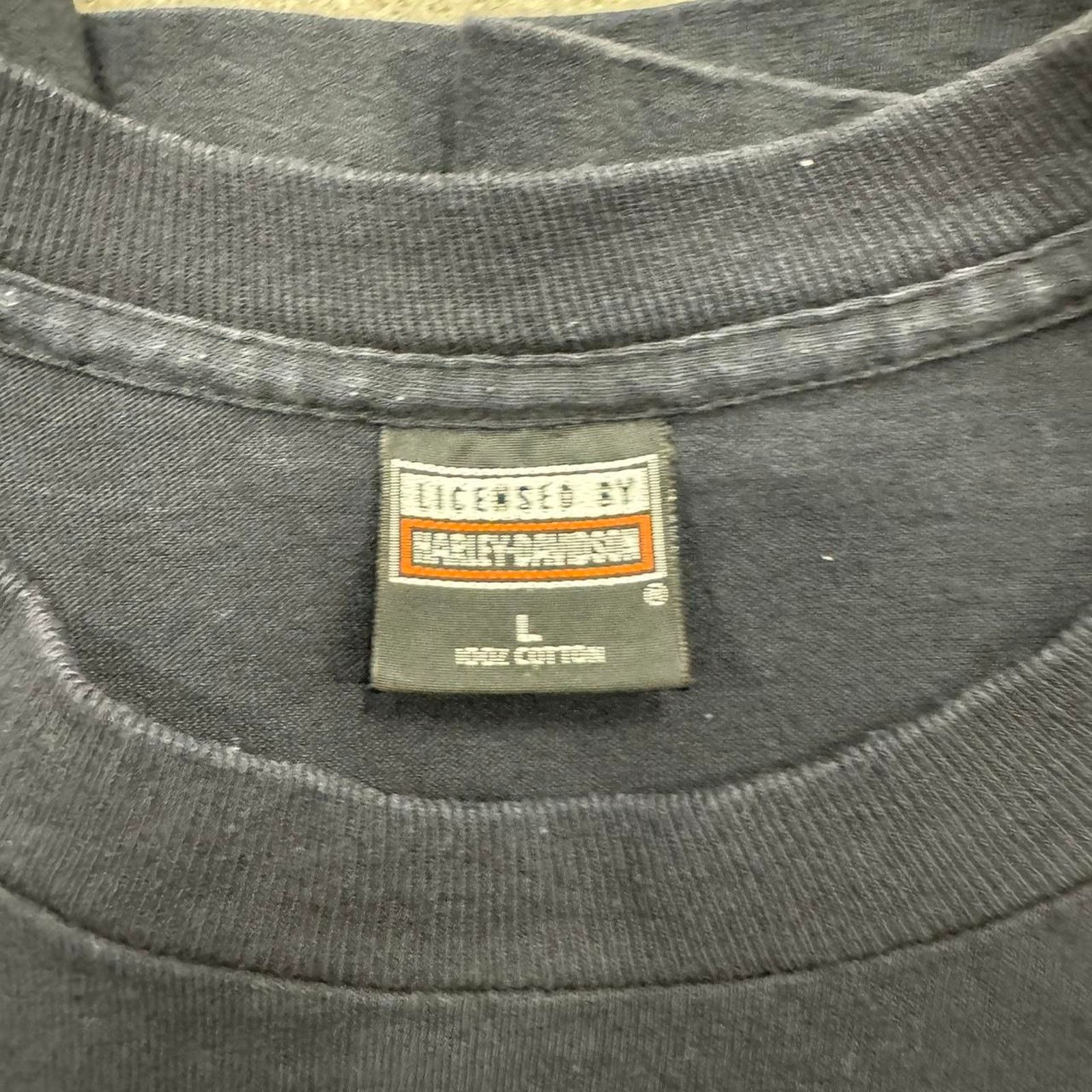 Harley Davidson Vintage 90s Harley Davidson Lightning Tee Size US L / EU 52-54 / 3 - 5 Thumbnail