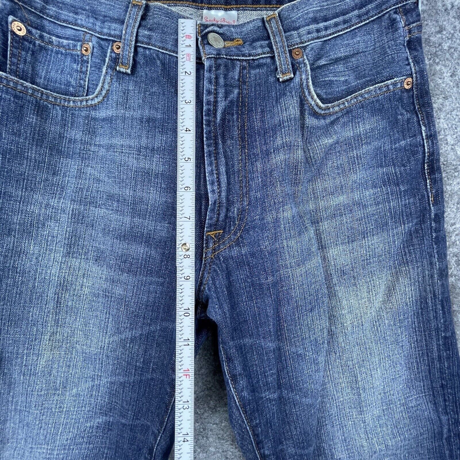 Lucky Brand Lucky Brand Dungarees Mens 30 Classic Short Straight Wide Size US 30 / EU 46 - 10 Thumbnail