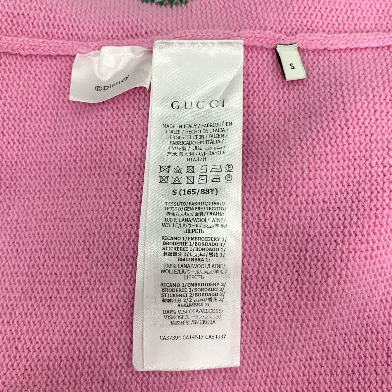 Gucci Disney X Gucci Pink Wool Knit Mickey Sweater S Round Neck Ma Size S / US 4 / IT 40 - 5 Thumbnail