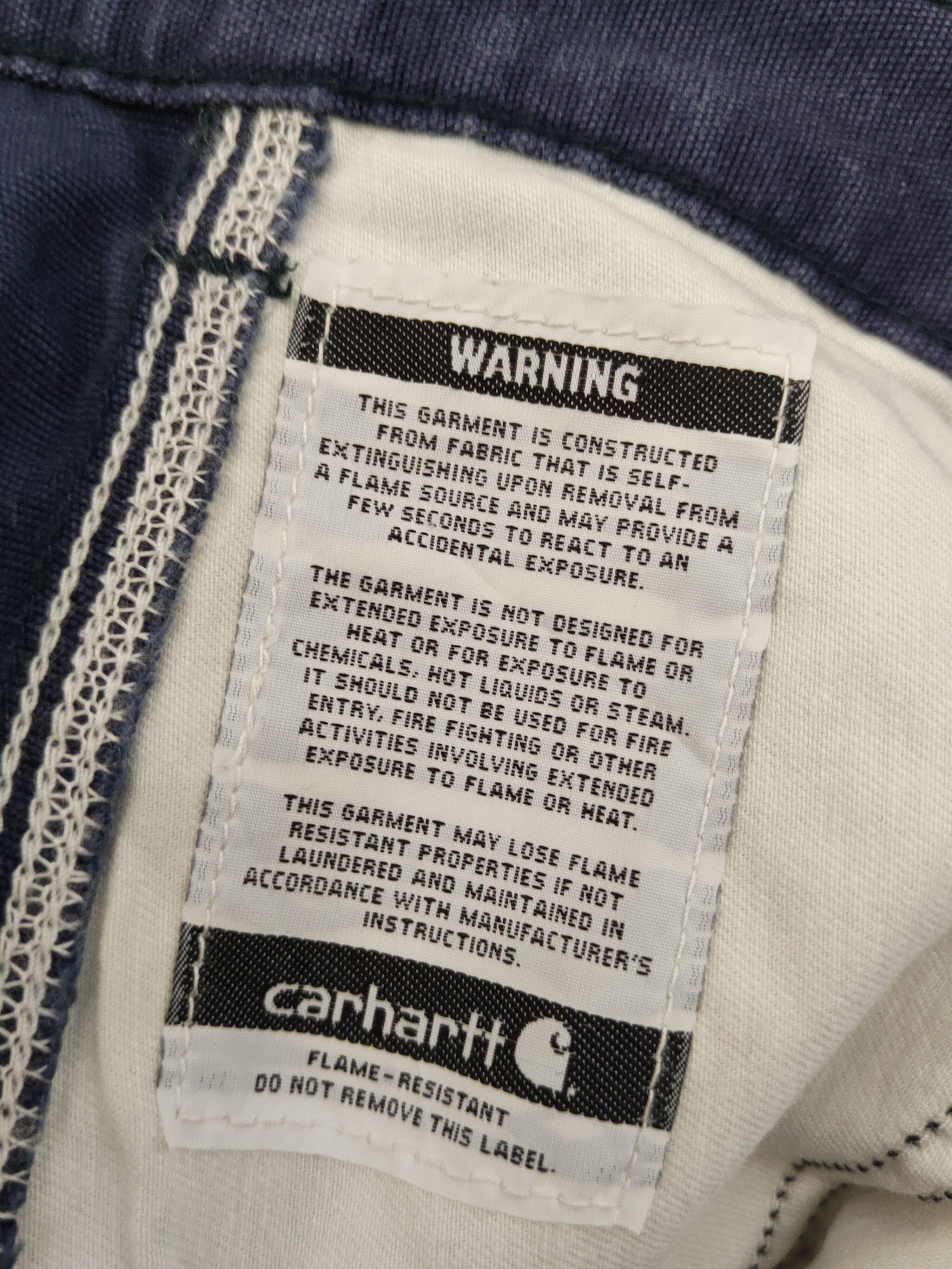 Carhartt DL FR Carhartt Navy Multipocket Tactical Cargo Pants #W1589 Size US 32 / EU 48 - 14 Thumbnail