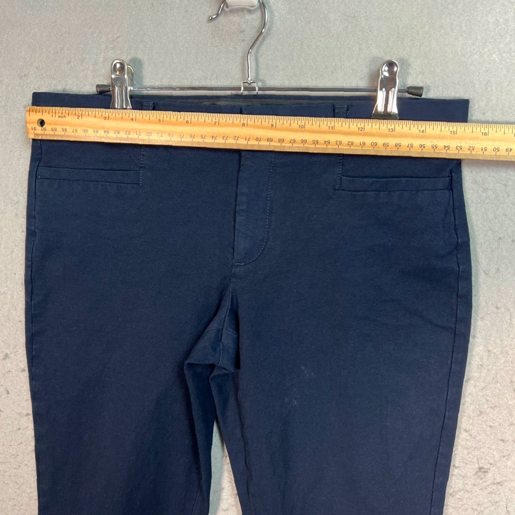 Banana Republic Banana Republic Petite Sloan Chino Pants Size 6 Blue Womens Size 28" / US 6 / IT 42 - 6 Thumbnail