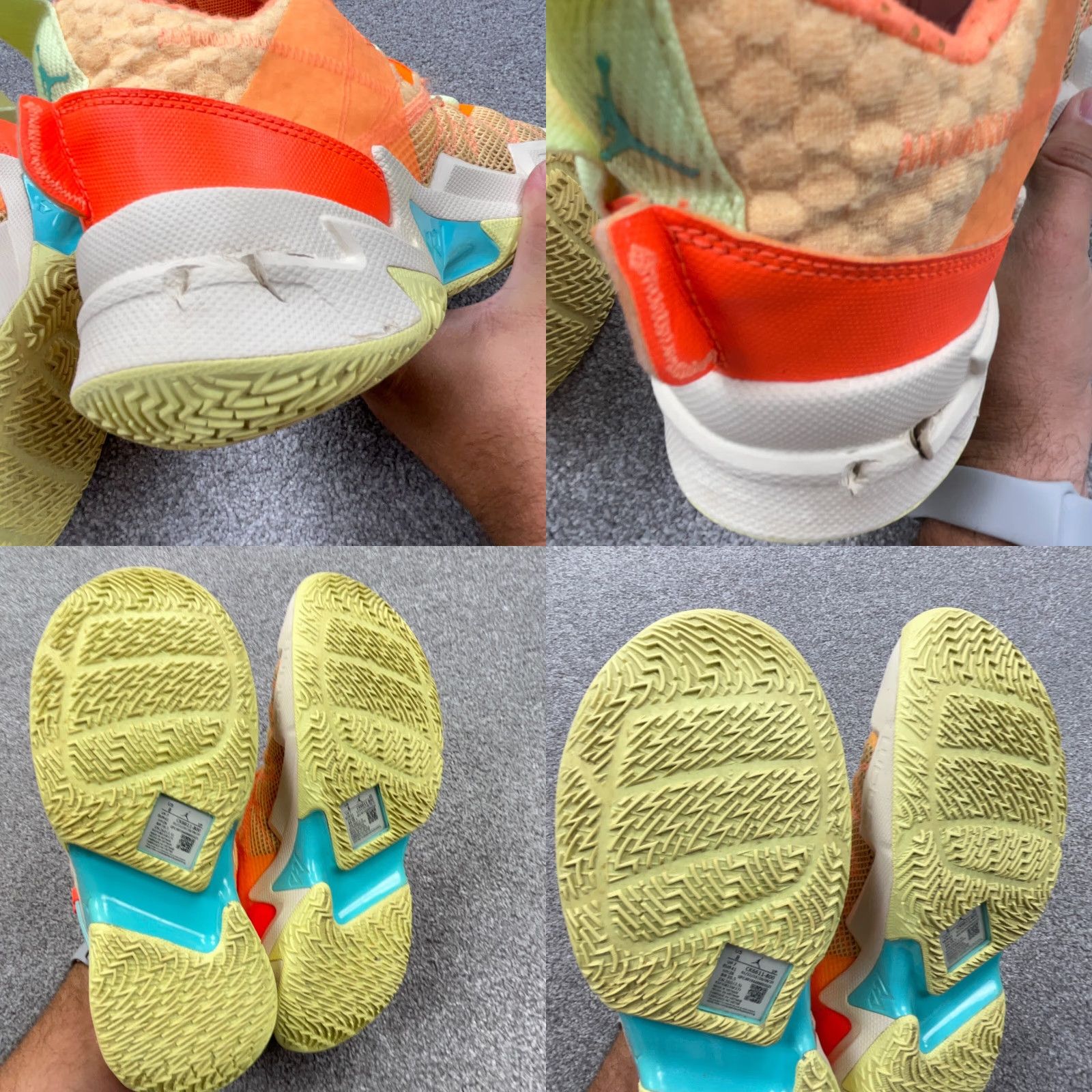 Nike Jordan Why Not Zer0.3 SE Melon Mint Mens Size 8 Sneaker Orange Nike CK6611 800 Size US 7 / EU 40 - 9 Thumbnail