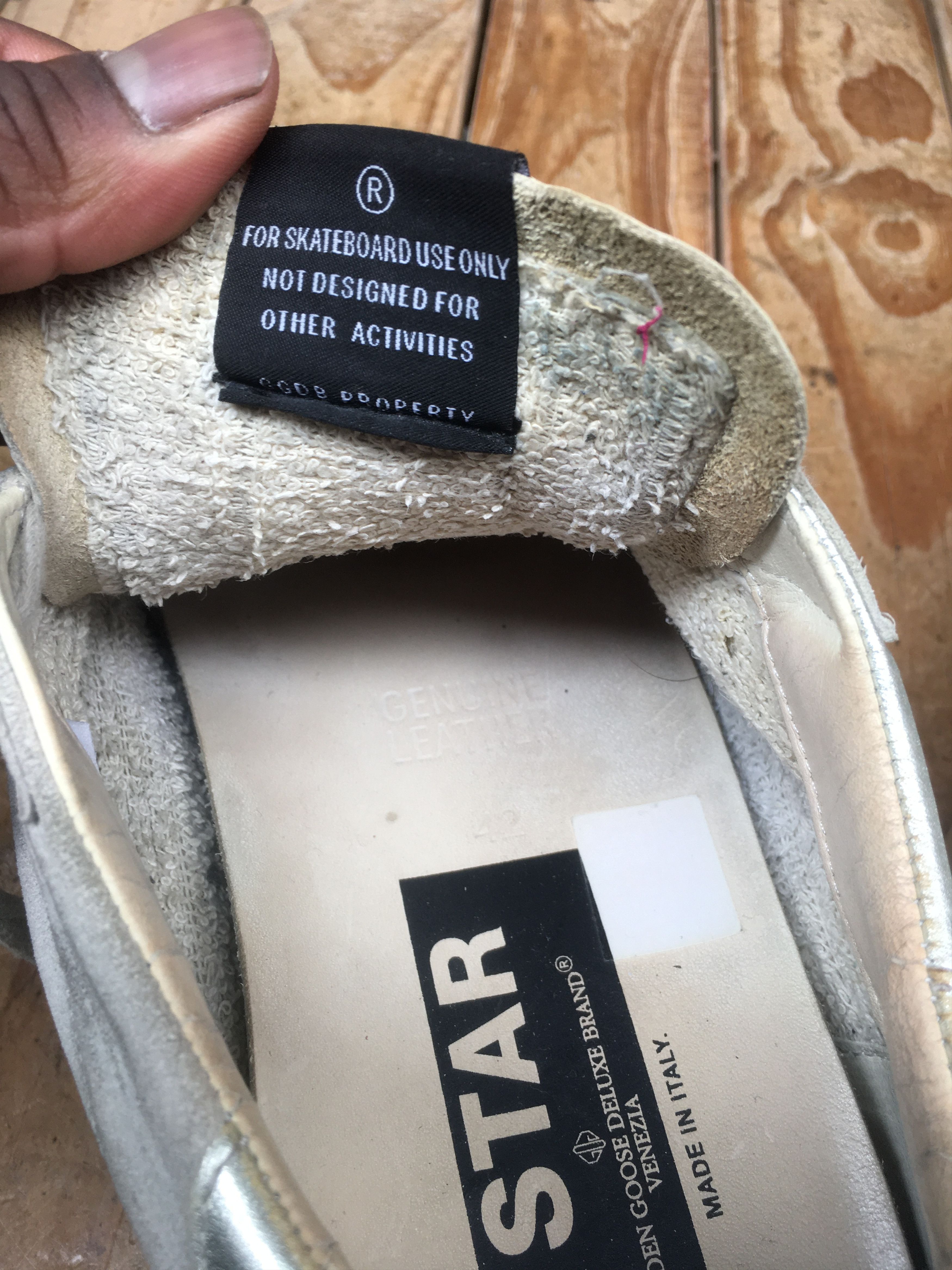 Golden Goose Golden goose deluxe HI STAR Gray leather sneakers EUR 42 Size US 9 / EU 42 - 20 Thumbnail