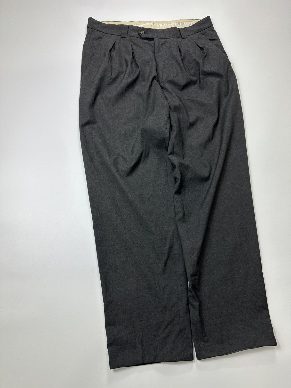 Valentino Vintage UOMO Valentino Wool Pants Classic Black Size US 34 / EU 50 - 3 Thumbnail