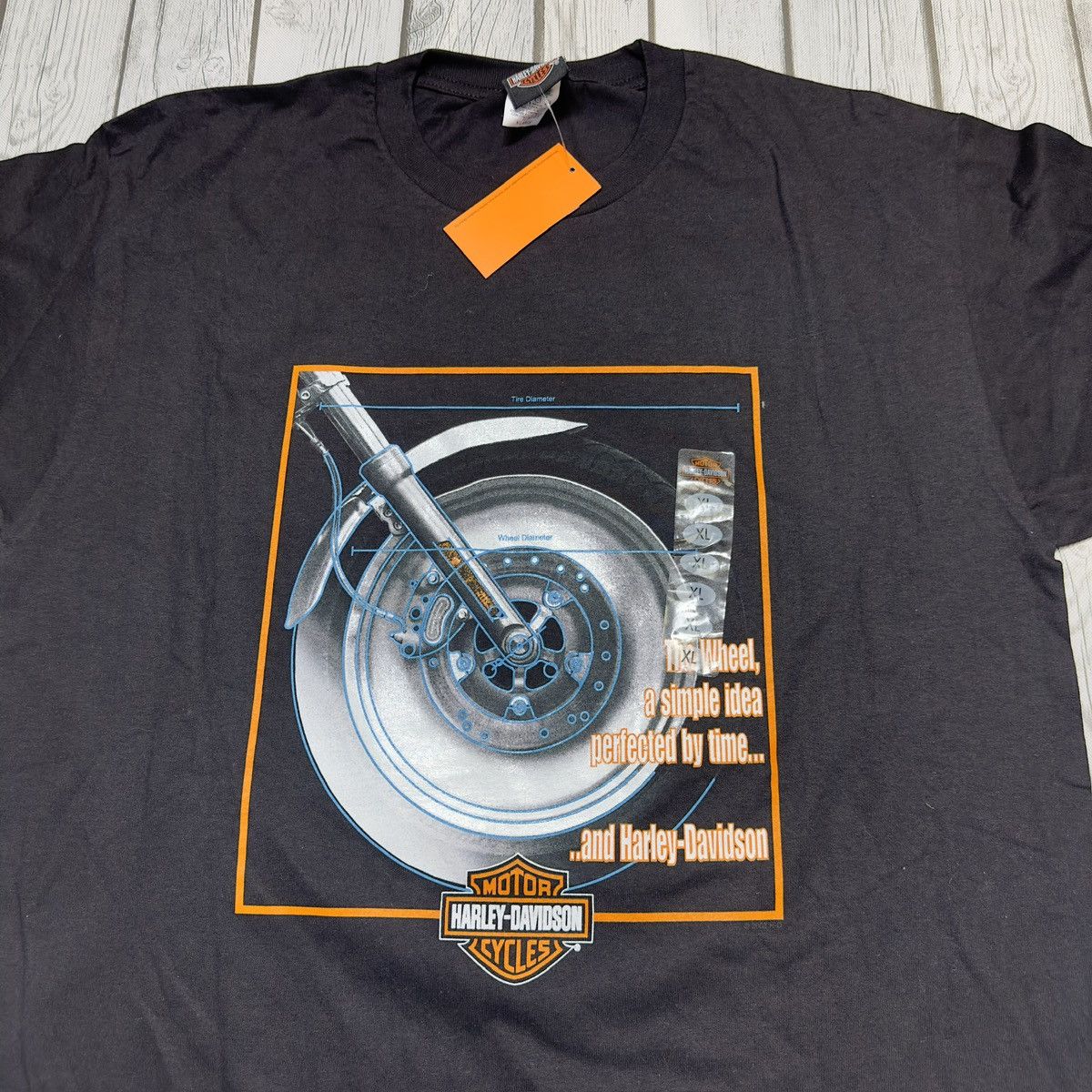 Harley Davidson × Vintage Vintage Harley Davidson tee Size US XL / EU 56 / 4 - 3 Thumbnail