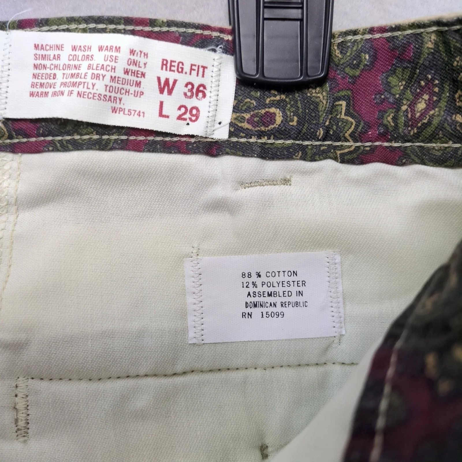 Vintage NWT Vtg 90s Oakton Limited Beige Corduroy Pants Men's 36x29 Size US 36 / EU 52 - 4 Thumbnail