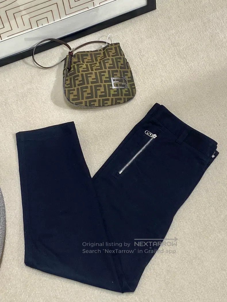 Fendi Fendi Black zippered pocket long pants Size US 36 / EU 52 - 4 Thumbnail