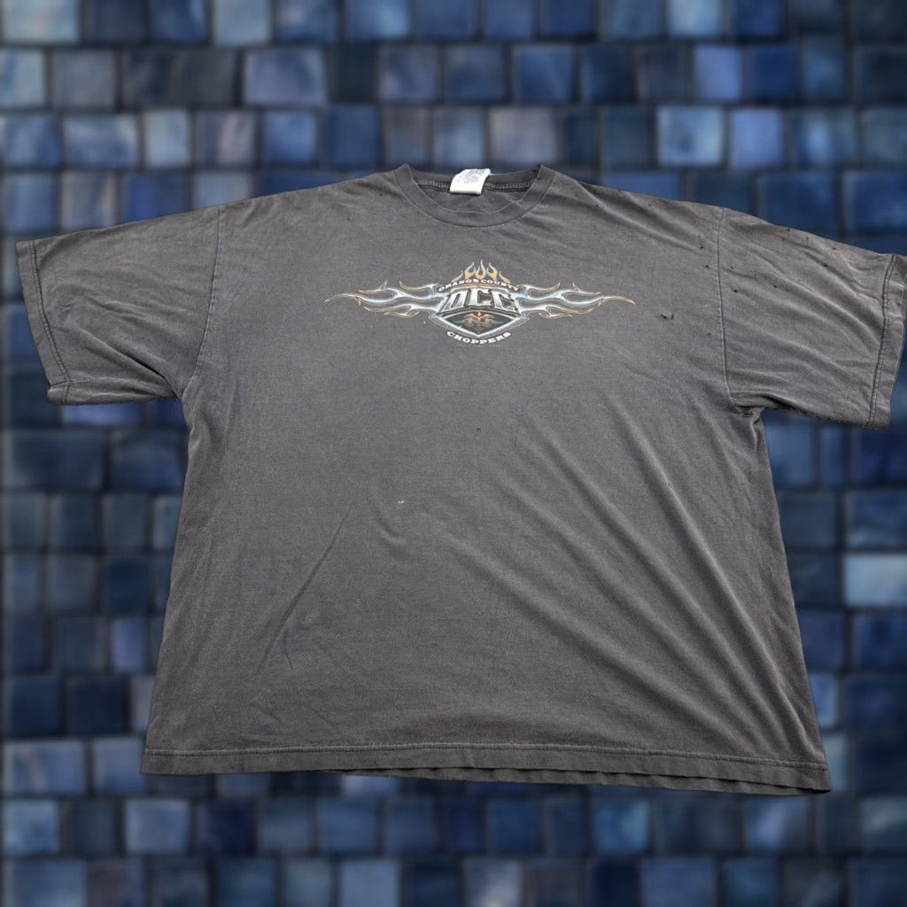 Thrasher VINTAGE Orange County Choppers Tee Shirt 3XL Black Graphic Print Short Sleeve Crew Neck T-Shirt Mens Biker Motorcycle Chopper Streetwear 2000s Size US XXL / EU 58 / 5 - 1 Thumbnail