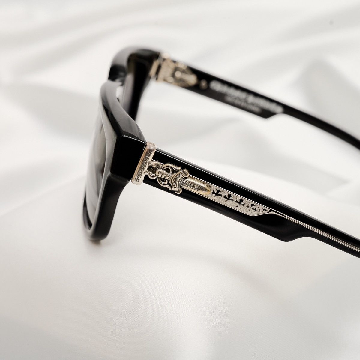 Chrome Hearts CHROME HEARTS BOX OFFICER BLACK SUNGLASSES Size ONE SIZE - 3 Thumbnail