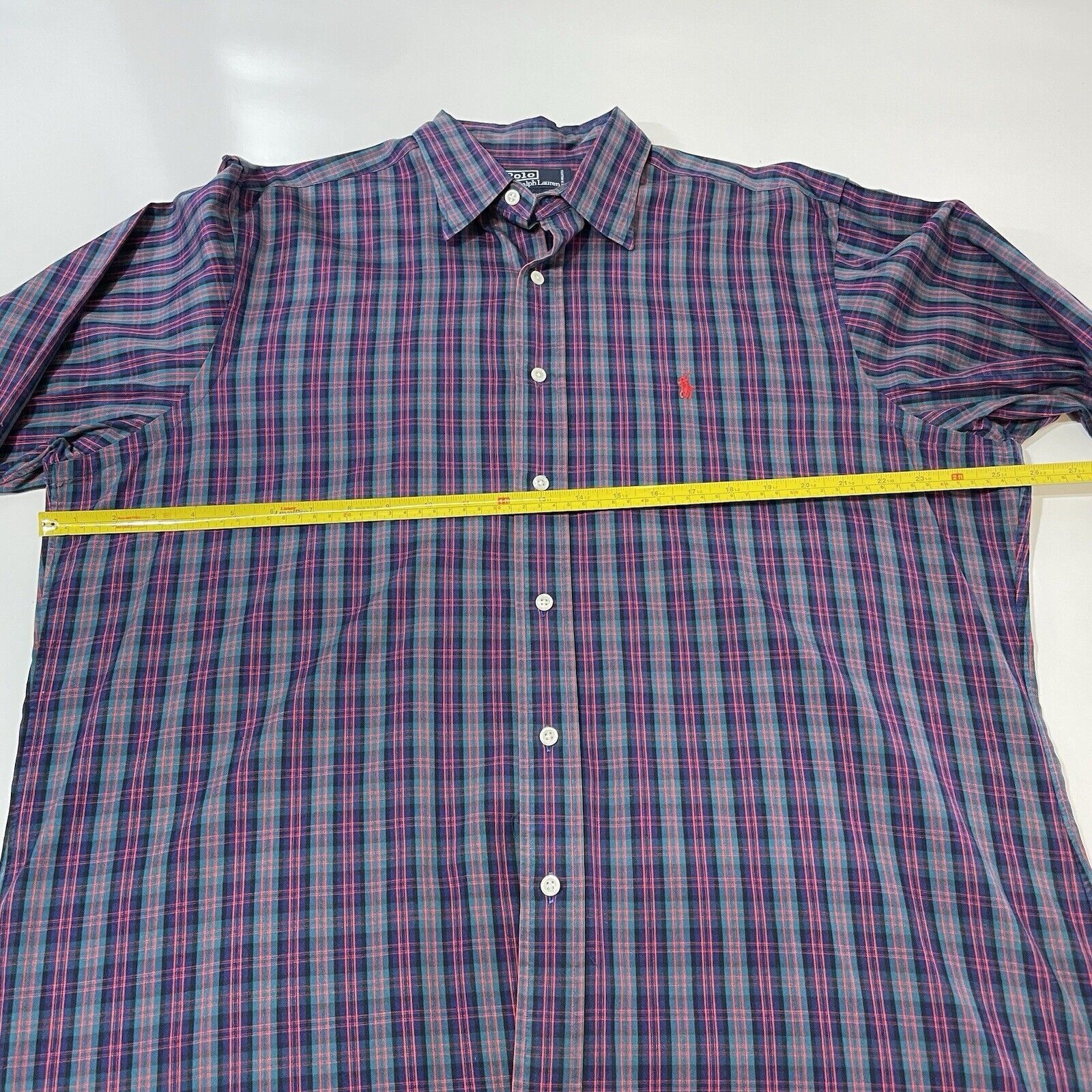 Polo Ralph Lauren Polo Ralph Lauren Men’s Button Shirt Blue Check Lowell Lg Size US L / EU 52-54 / 3 - 4 Thumbnail