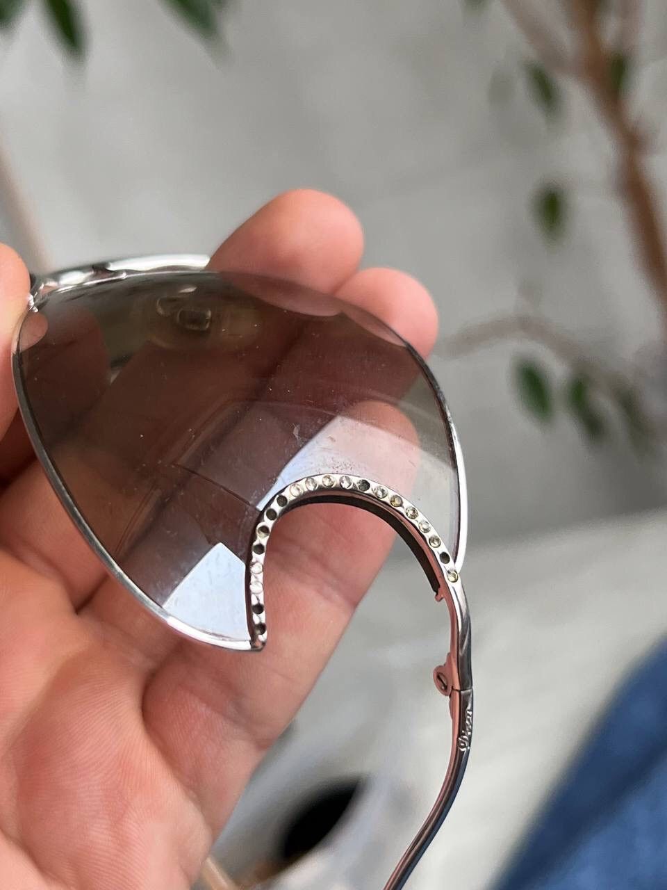 Designer × Vintage Celine Dion Futuristic Frame Vintage Sunglasses Eyewear's 00 Size ONE SIZE - 10 Thumbnail