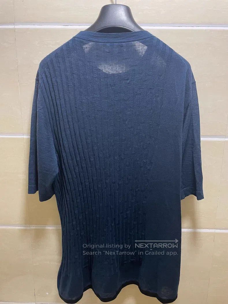 Hermes Hermes Cotton and linen blended short-sleeve t-shirt Size US XL / EU 56 / 4 - 2 Thumbnail