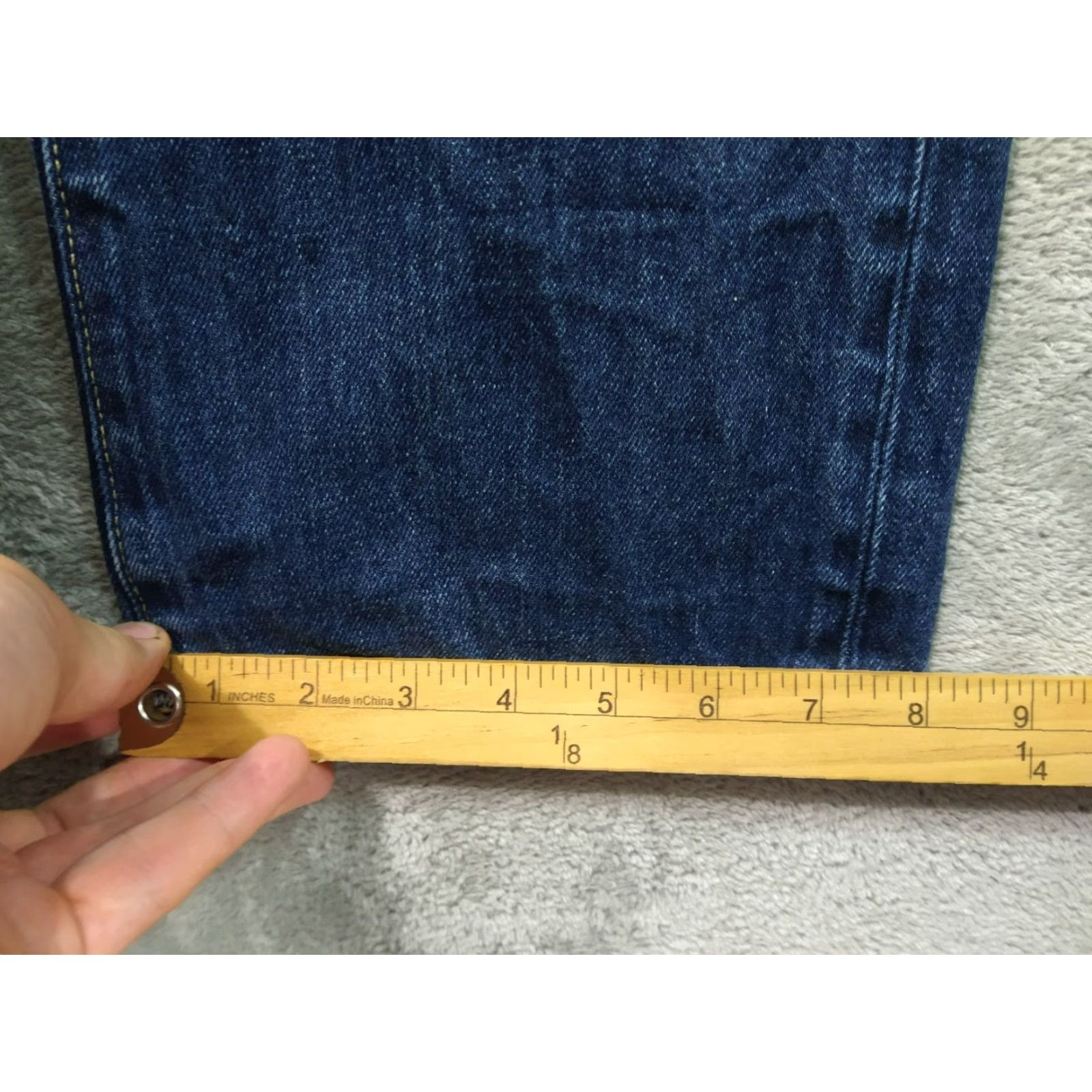 Uniqlo UNIQLO Jeans Men 36x34 Denim Straight Leg Mid Rise Regular Fit Blue 5-Pocket Mens 36 Waist 34 Inseam Stretch Regular Type: Jeans Size US 36 / EU 52 - 6 Thumbnail