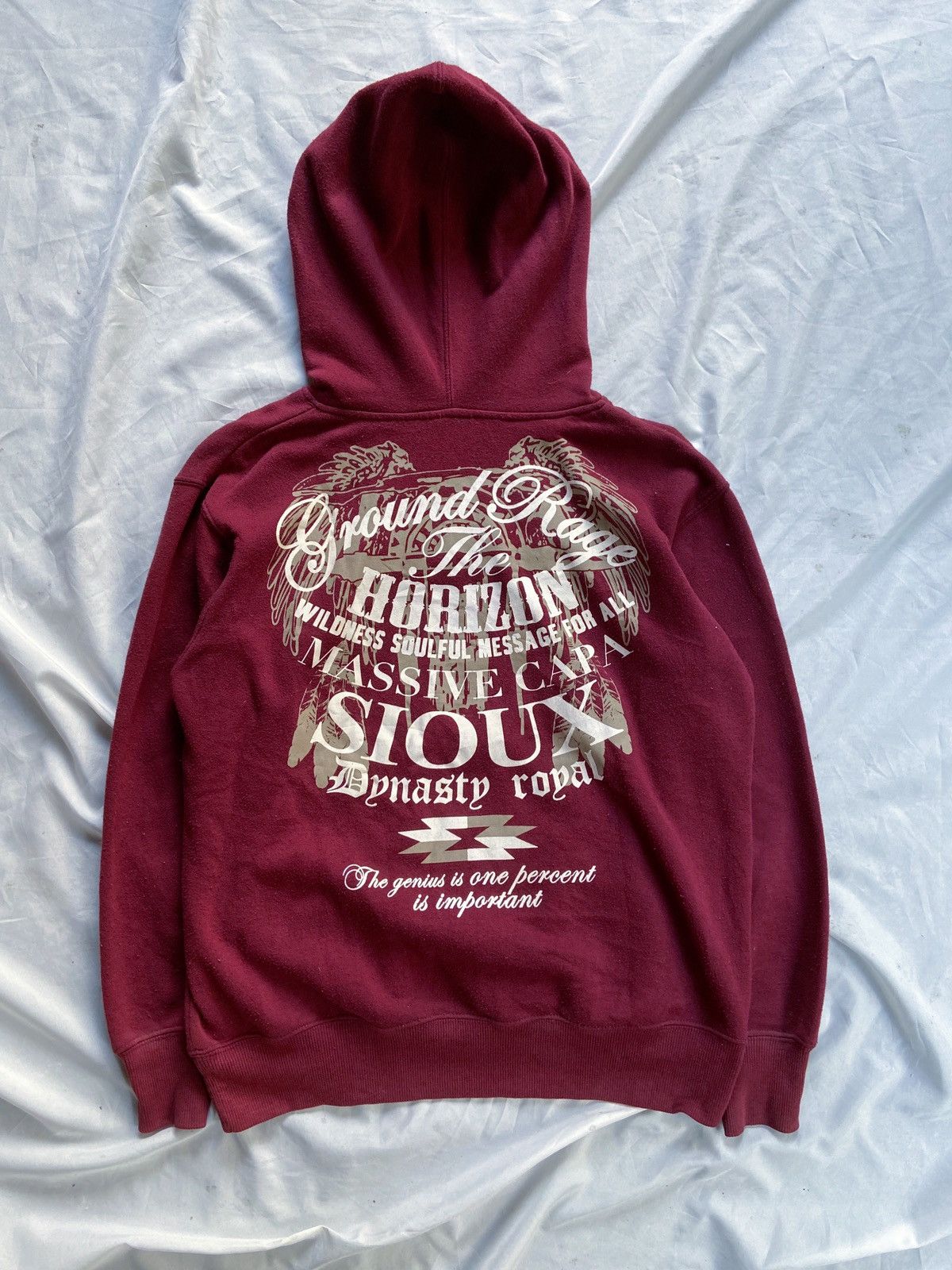 Japanese Brand BEAUMERE GROUND RAGE THE HORIZON HOODIE Size US M / EU 48-50 / 2 - 2 Thumbnail