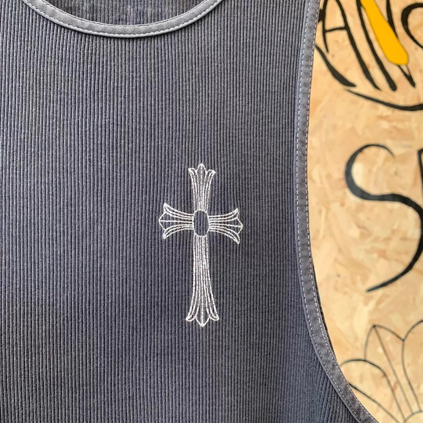 Chrome Hearts Chrome Hearts Cross Tank Top XL Near Mint Size XL / US 12-14 / IT 48-50 - 4 Thumbnail