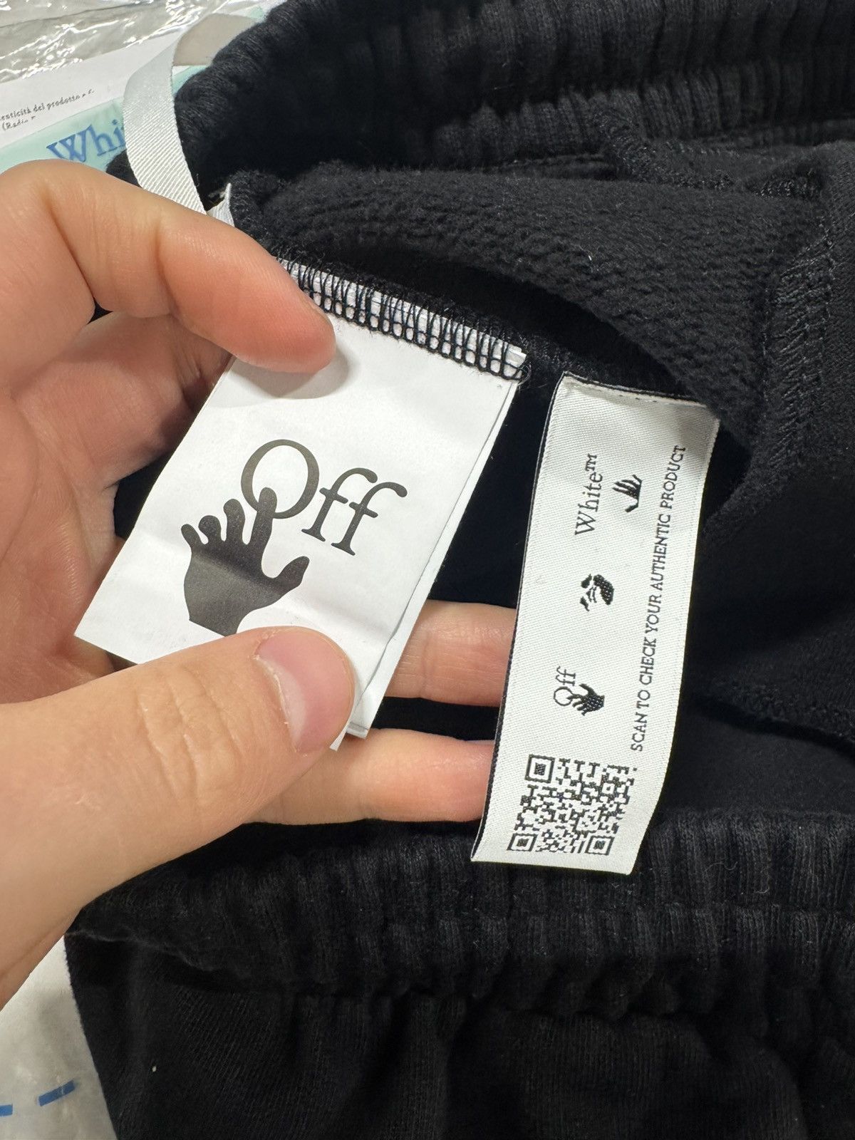 Off-White Off-White Diag Wave Sweatshorts NEW 700$ Size US 32 / EU 48 - 3 Thumbnail