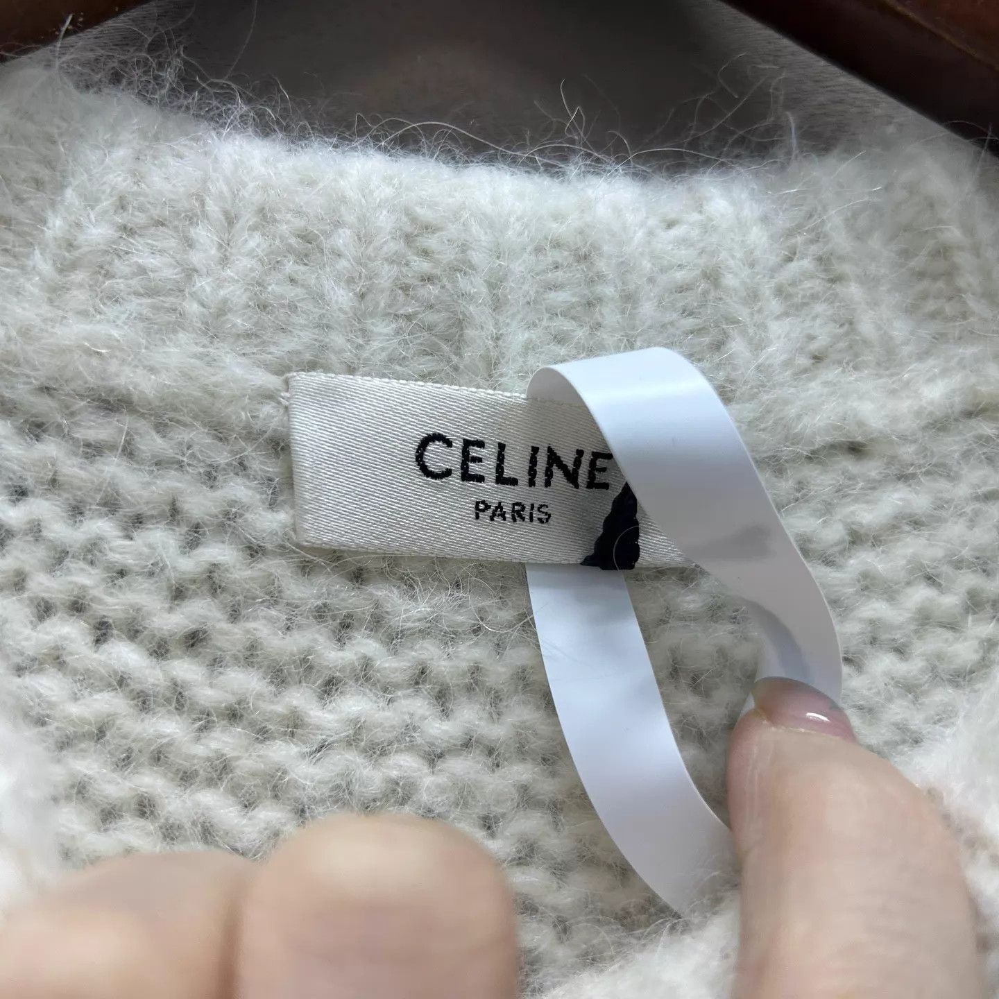 Celine Celine laced Triomphe sweater XS new with tags Size XS / US 0-2 / IT 36-38 - 3 Thumbnail