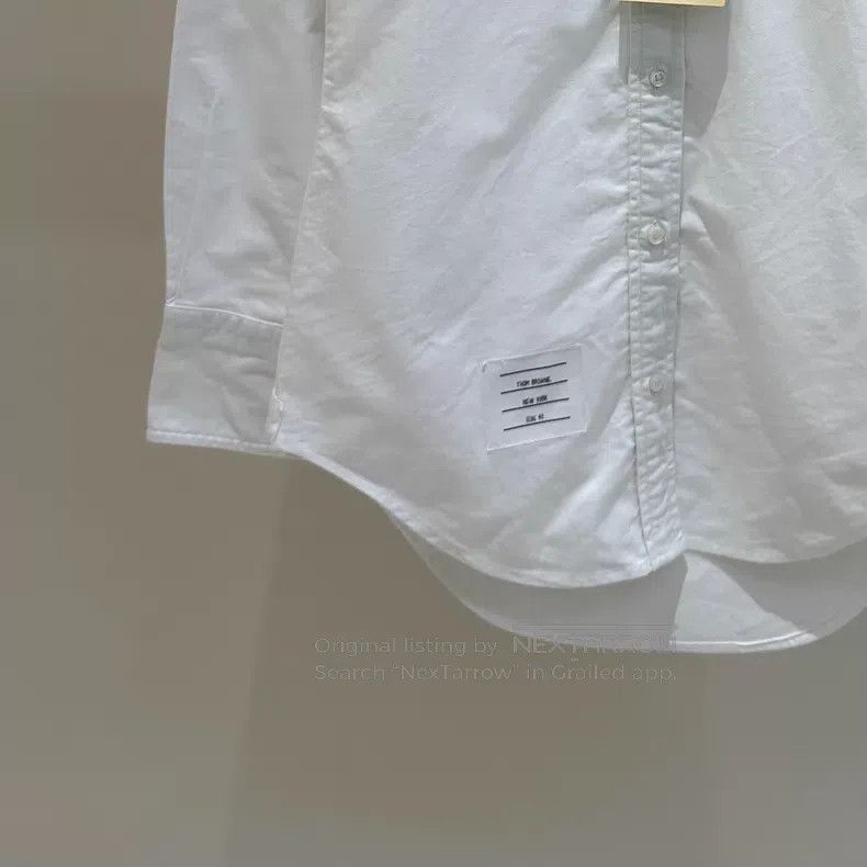 Thom Browne Thom Browne Classic Shirt in White Oxford Cloth Size S / US 4 / IT 40 - 2 Thumbnail