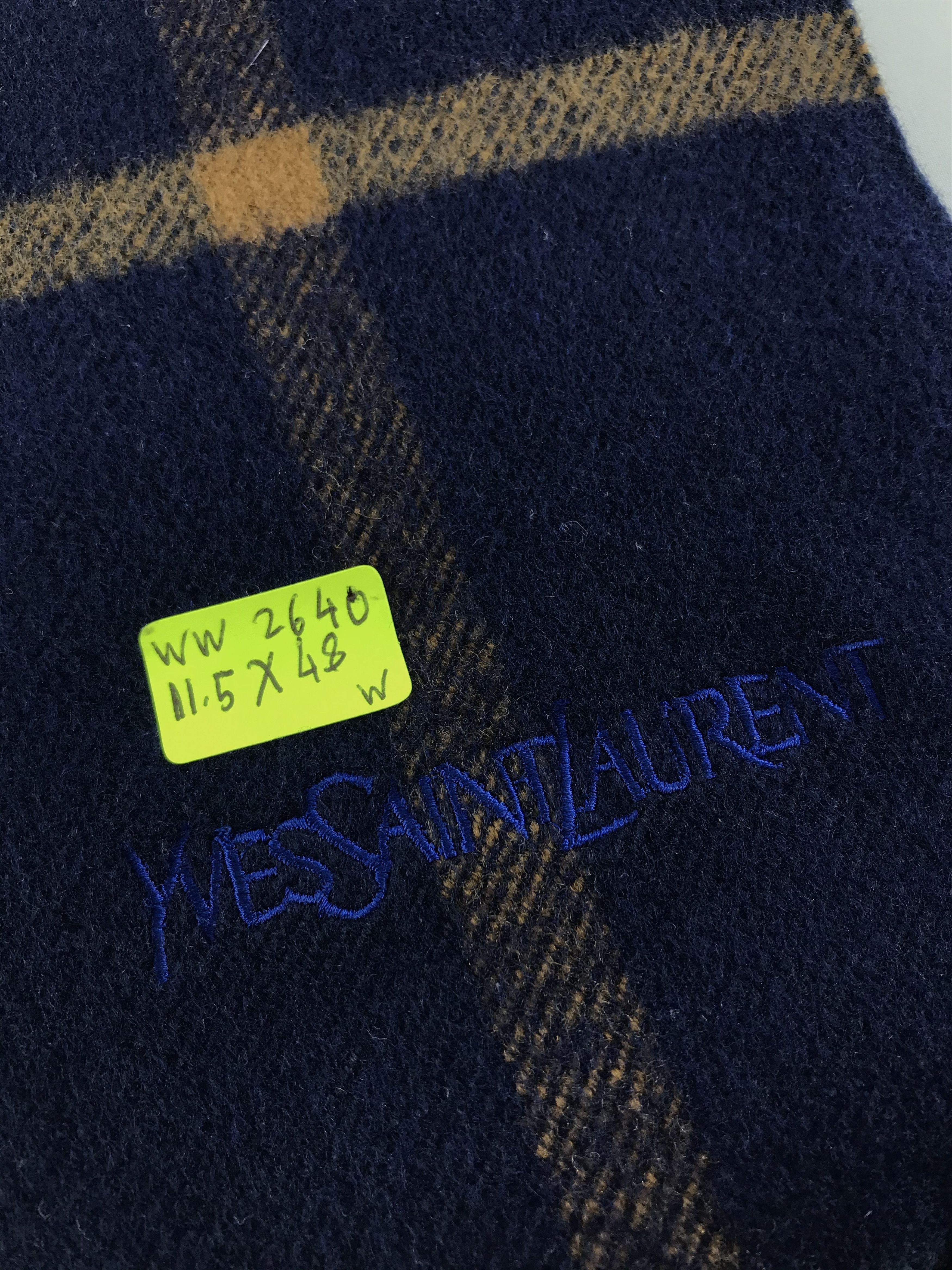 Vintage Yves Saint Laurent Scarf / Muffler / Neckwear - WW2640 Size ONE SIZE - 5 Thumbnail