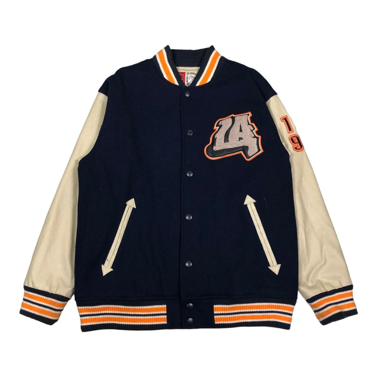 Japanese Brand 🔥VINTAGE LEATHER VARSITY JACKET CONART USA BIG LOGO Size US M / EU 48-50 / 2 - 5 Thumbnail