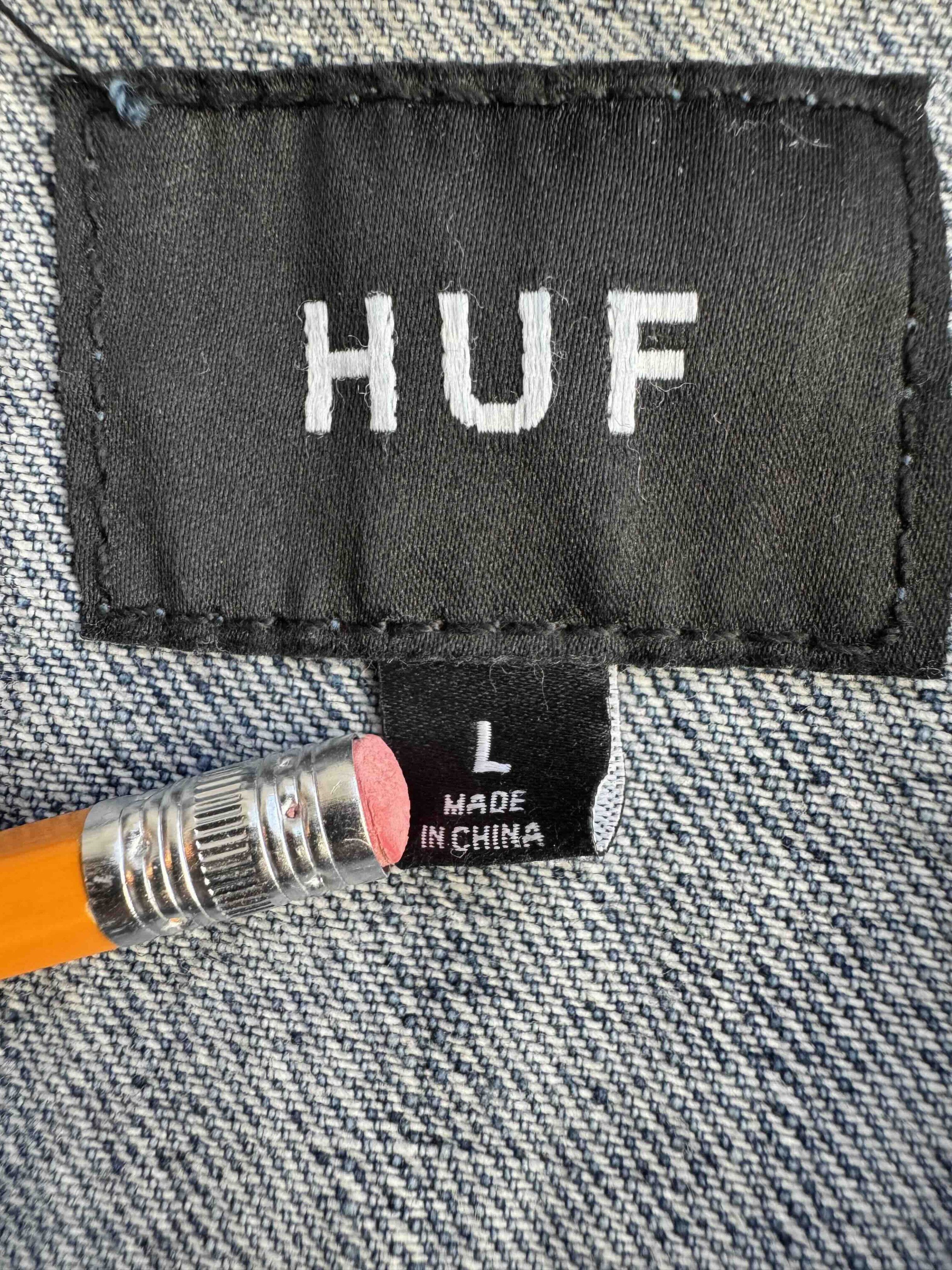 Huf HUF Men's Blue Denim Jacket Size US L / EU 52-54 / 3 - 4 Thumbnail