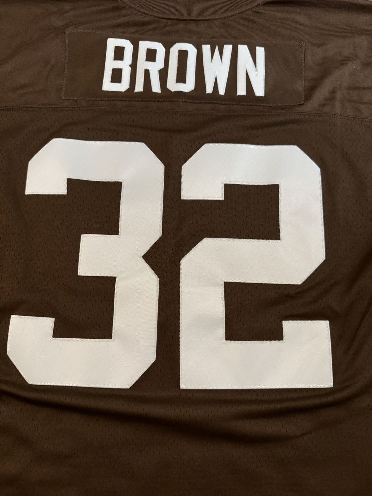 Mitchell & Ness CLEVELAND BROWNS JIM BROWN JERSEY Size US XL / EU 56 / 4 - 8 Thumbnail