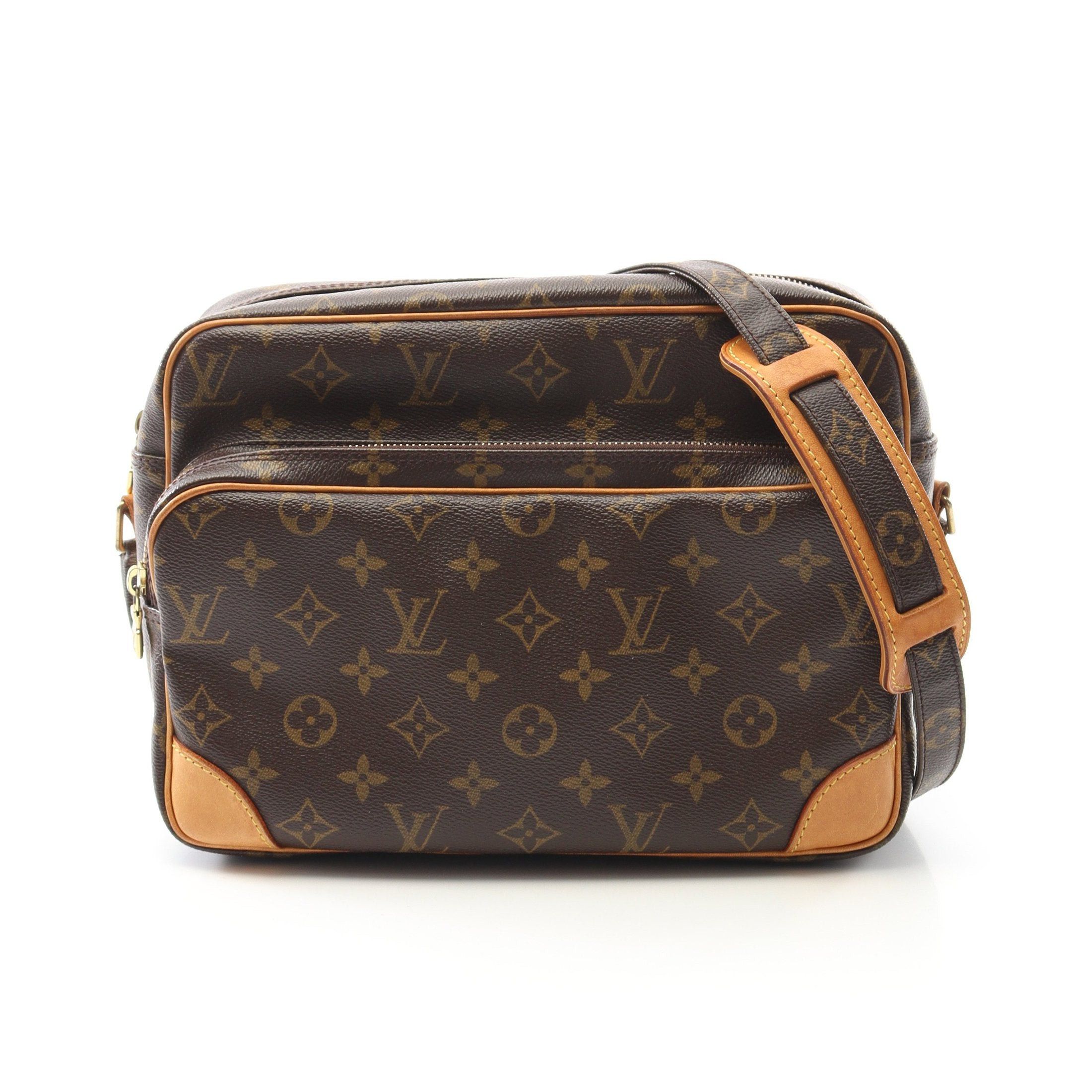 Louis Vuitton Louis Vuitton Nil Monogram Shoulder Bag Leather Brown Size ONE SIZE - 1 Thumbnail