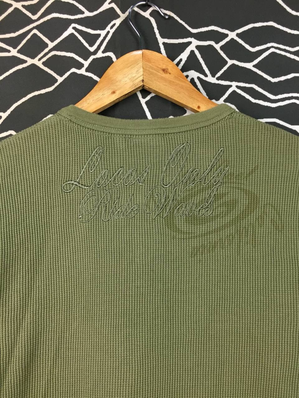 Gotcha Gotcha Surfwear Waffle Knit Henley Long Sleeve Tee Size US S / EU 44-46 / 1 - 7 Thumbnail