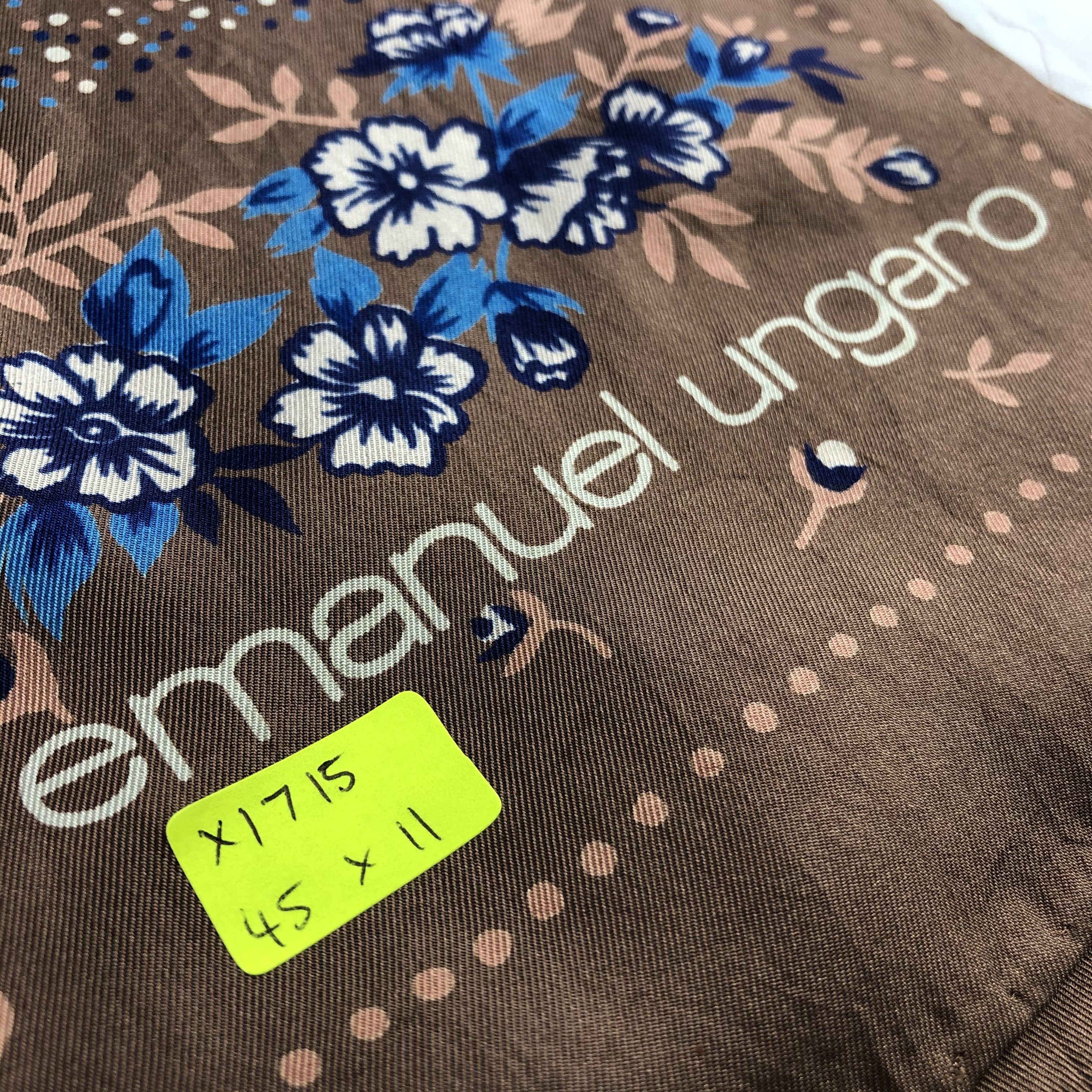 Emanuel Ungaro Vintage Emanuel Ungaro Silk Scarf Size ONE SIZE - 6 Thumbnail