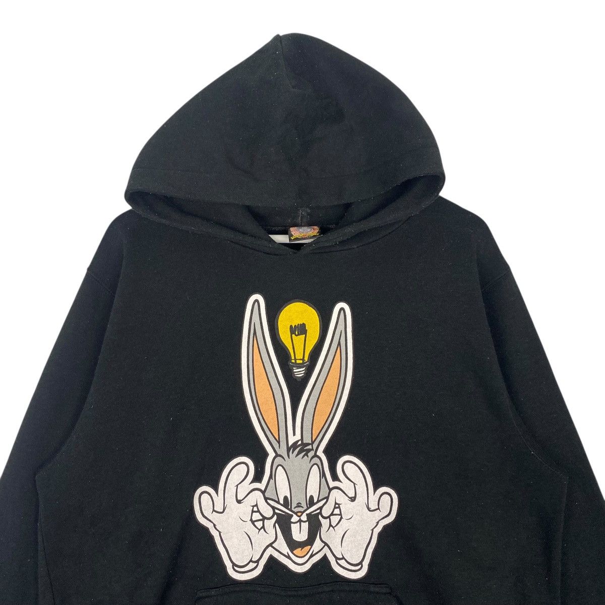 Other Vintage Bugs Bunny Looney Tunes Hoodie Sweater Big Logo Blac Size US XL / EU 56 / 4 - 4 Thumbnail