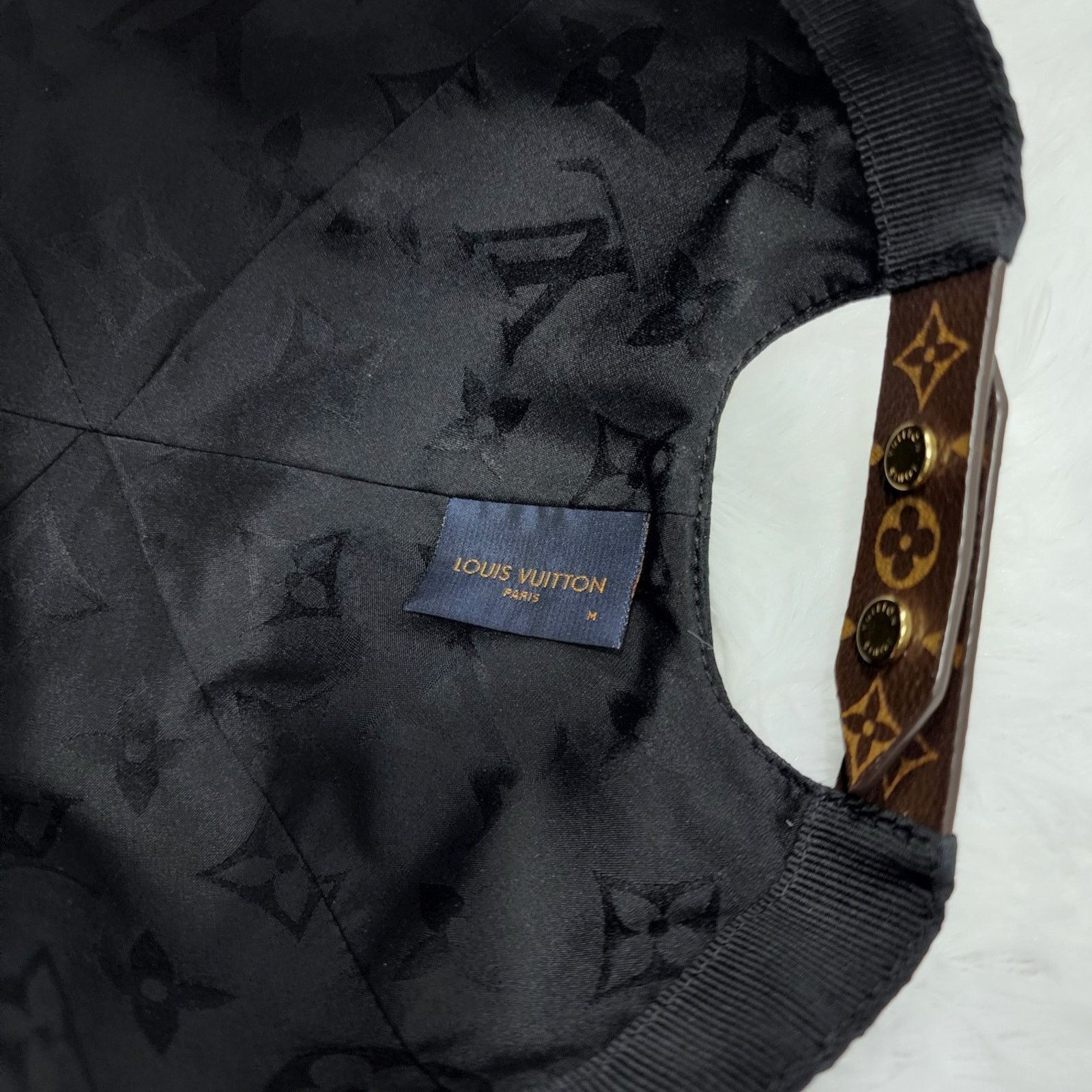 Louis Vuitton Louis Vuitton Cap Ou Pas Baseball Cap Black Medium NWOT Size ONE SIZE - 7 Thumbnail