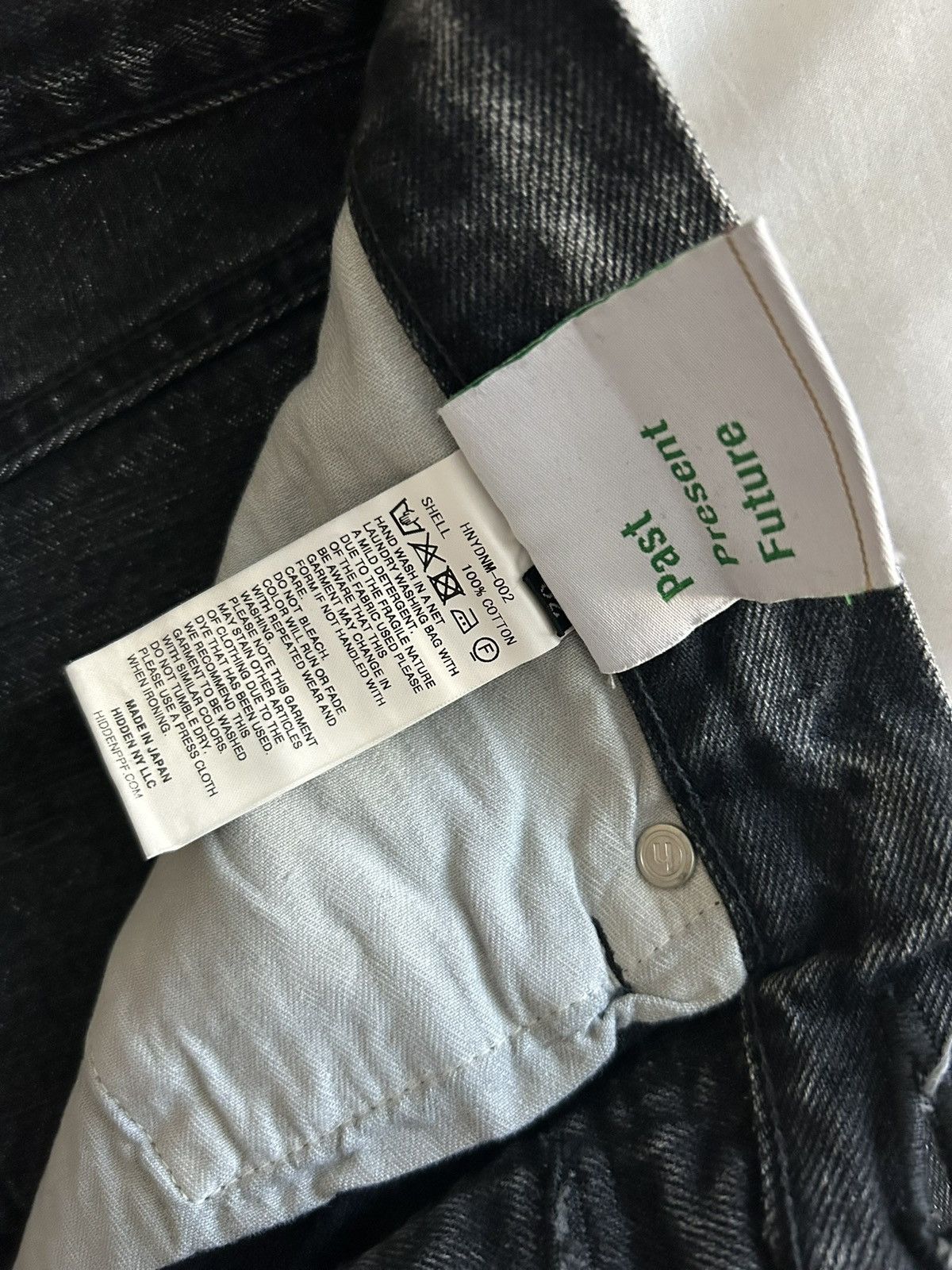 HIDDEN Hidden NY Baggy Denim Jeans Distressed Selvedge Japan Size US 32 / EU 48 - 11 Thumbnail